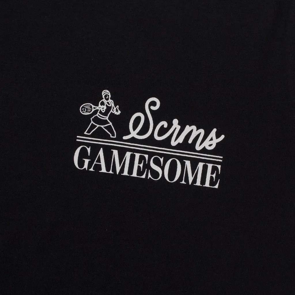 GAMESOME T-Shirt FOREHAND BLACK sold by Screamous product image thumbnail 3