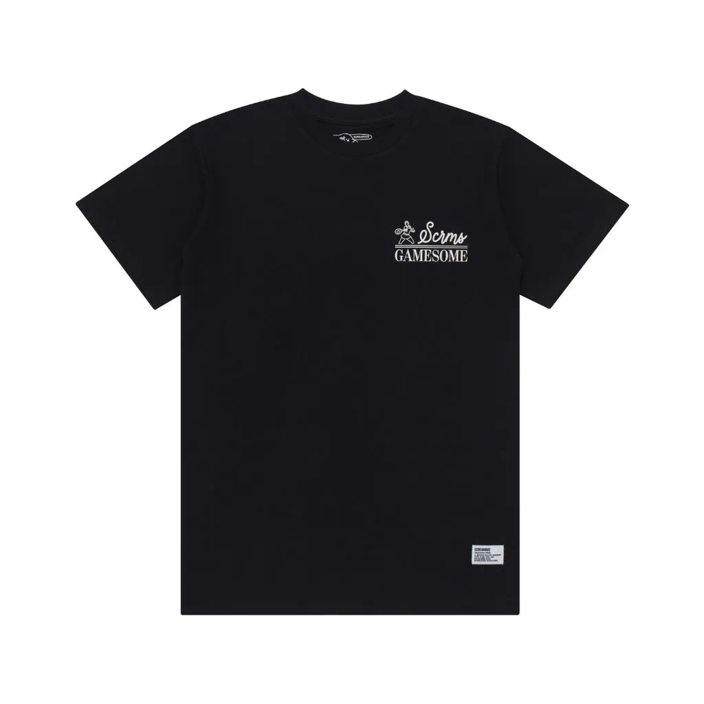 GAMESOME T-Shirt FOREHAND BLACK sold by Screamous