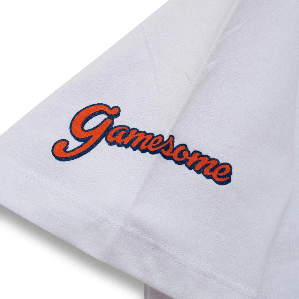 GAMESOME T-Shirt SHOUT WHITE sold by Screamous product image thumbnail 3