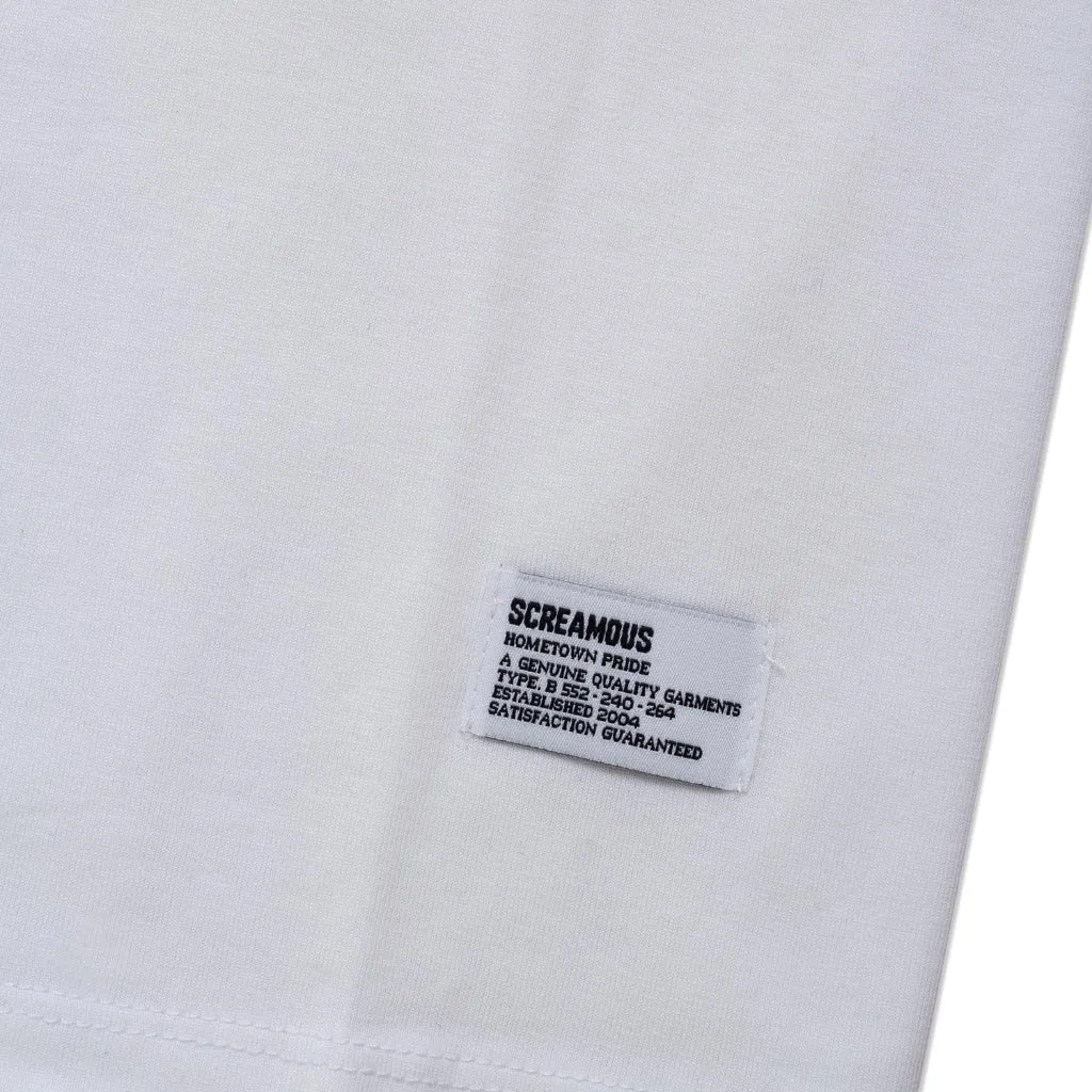 GAMESOME T-Shirt PERFECT SERVE WHITE sold by Screamous product image thumbnail 3