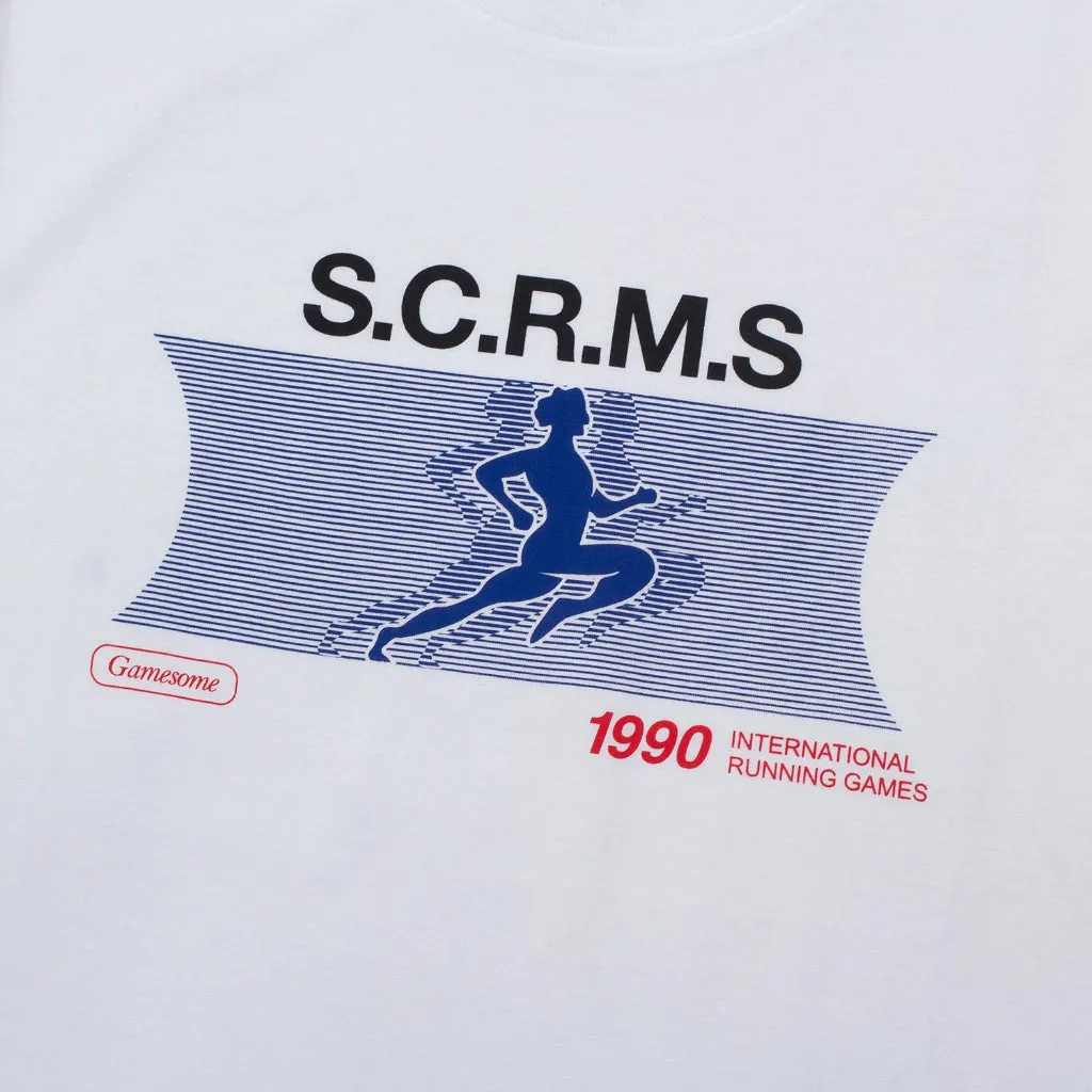 GAMESOME T-Shirt RUNNING GAMES WHITE sold by Screamous product image thumbnail 2