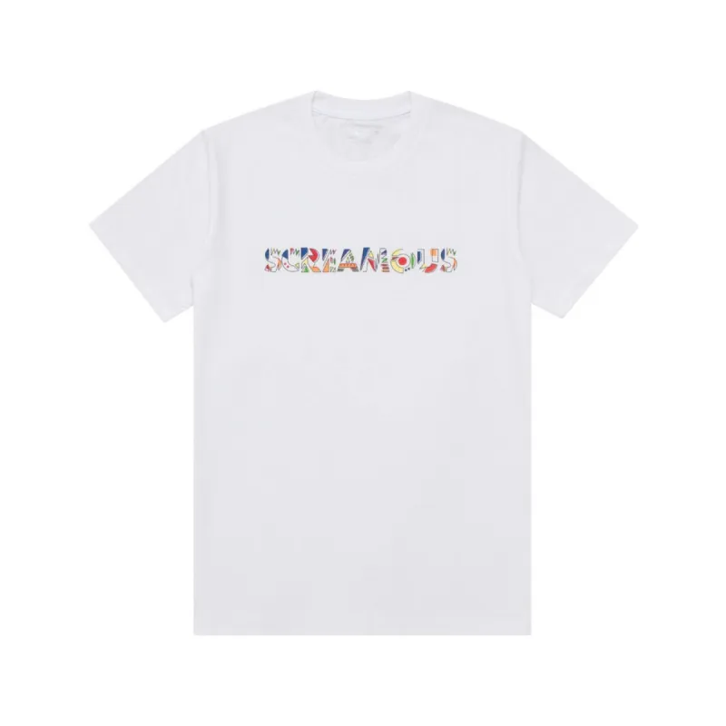 T-Shirt MERGE WHITE sold by Screamous