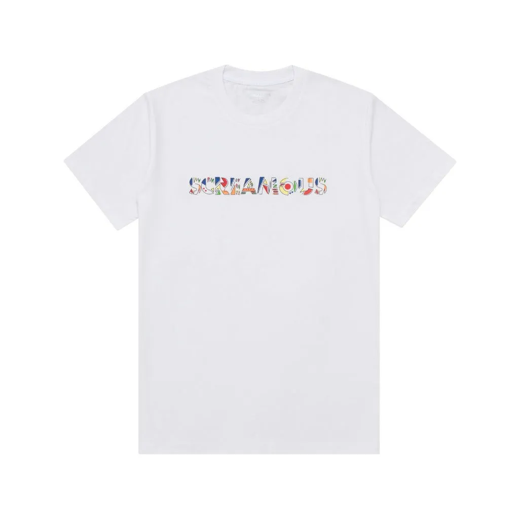 T-Shirt MERGE WHITE sold by Screamous