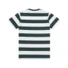 T-Shirt Stripe RENHA WHITE GREEN sold by Screamous