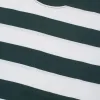 T-Shirt Stripe RENHA WHITE GREEN sold by Screamous