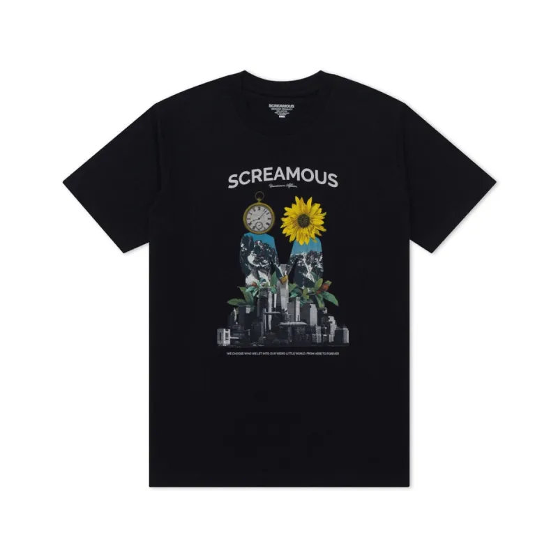 T-Shirt HERE TO FOREVER BLACK sold by Screamous