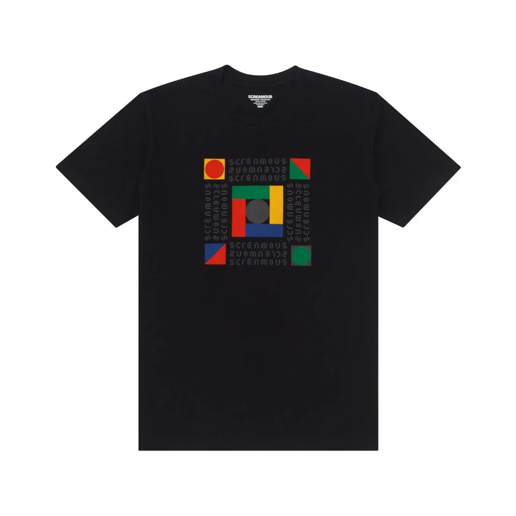 T-Shirt PANEL BLACK sold by Screamous product image thumbnail 5