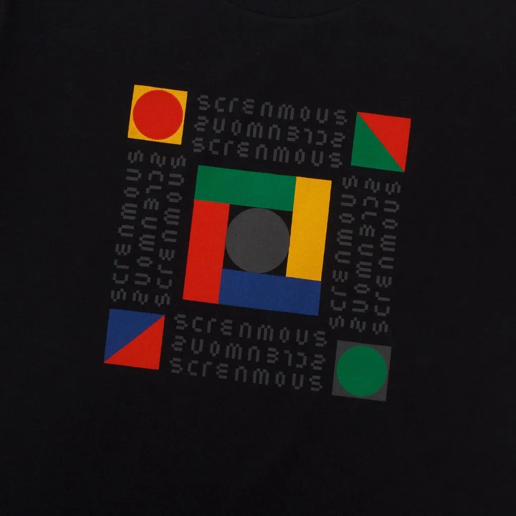 T-Shirt PANEL BLACK sold by Screamous product image thumbnail 2