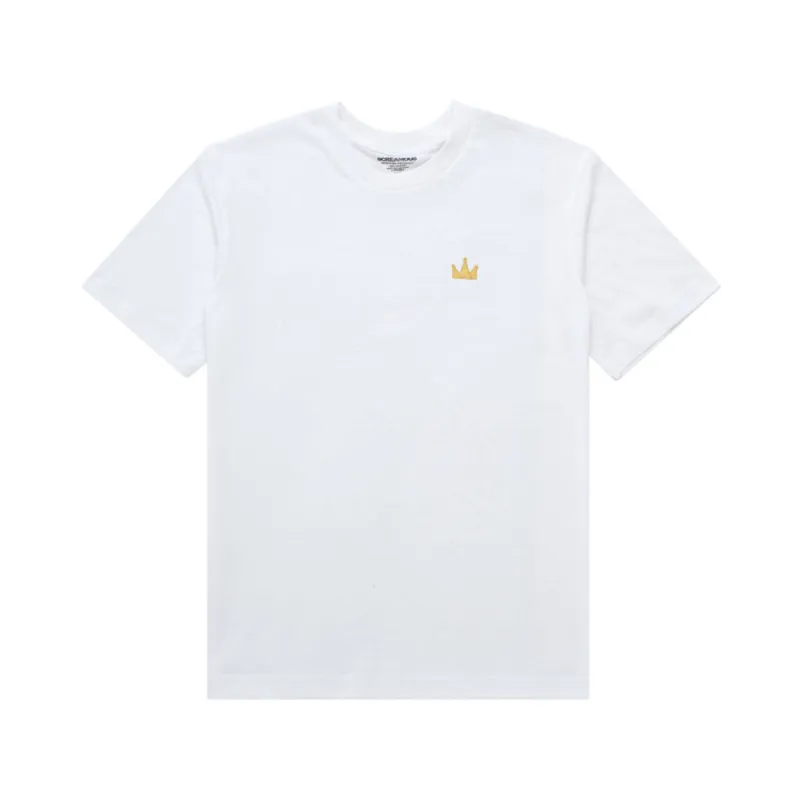 T-Shirt CROWN LOGO SS WHITE sold by Screamous
