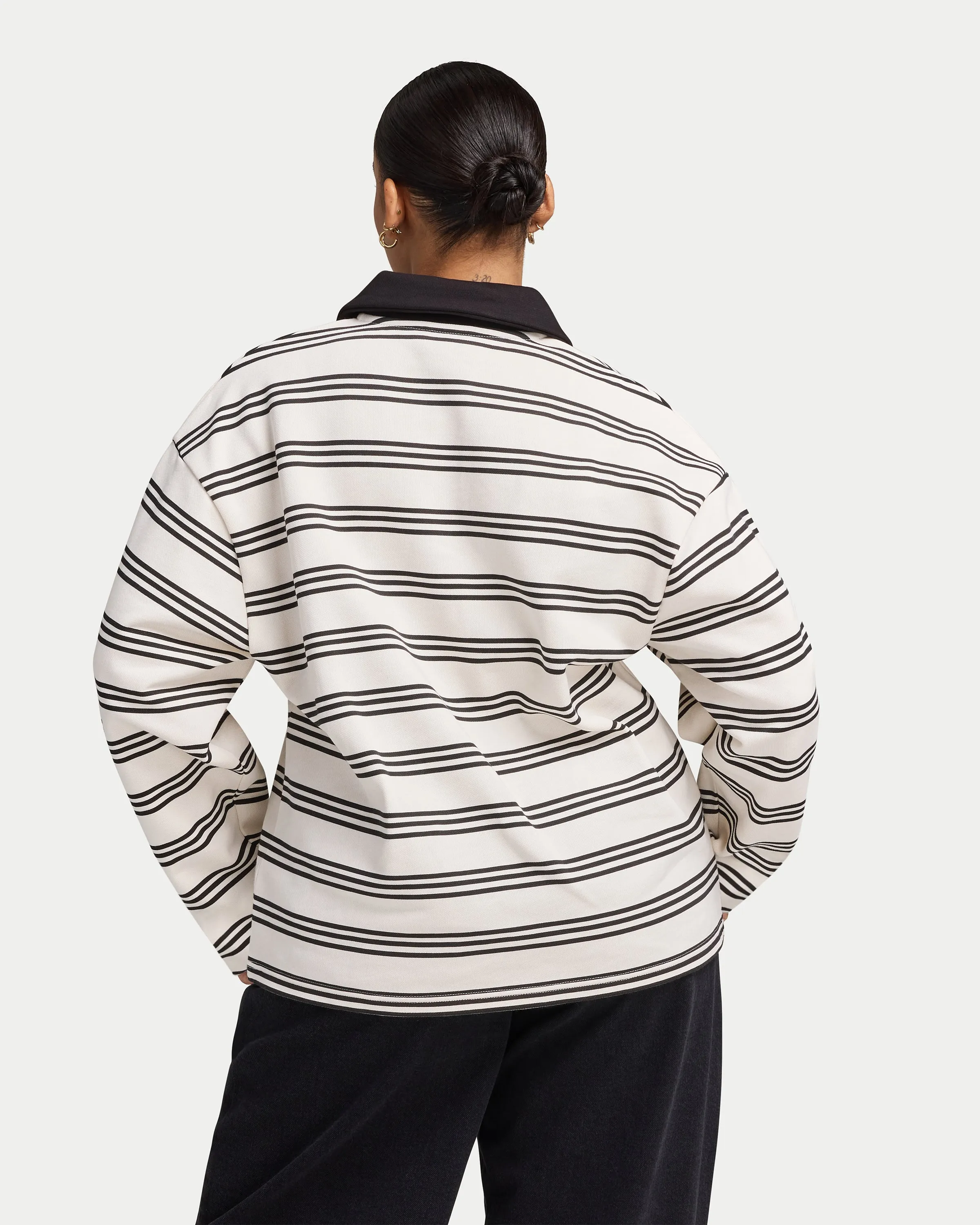 Womens Striped Rugby Polo Shirt sold by HERA product image thumbnail 2