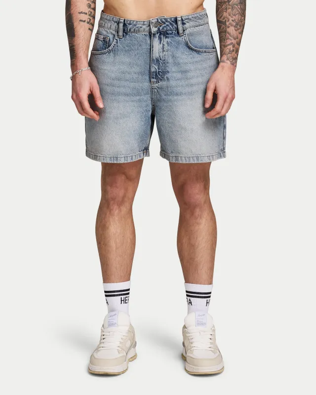 Mens Relaxed Denim Short made by HERA