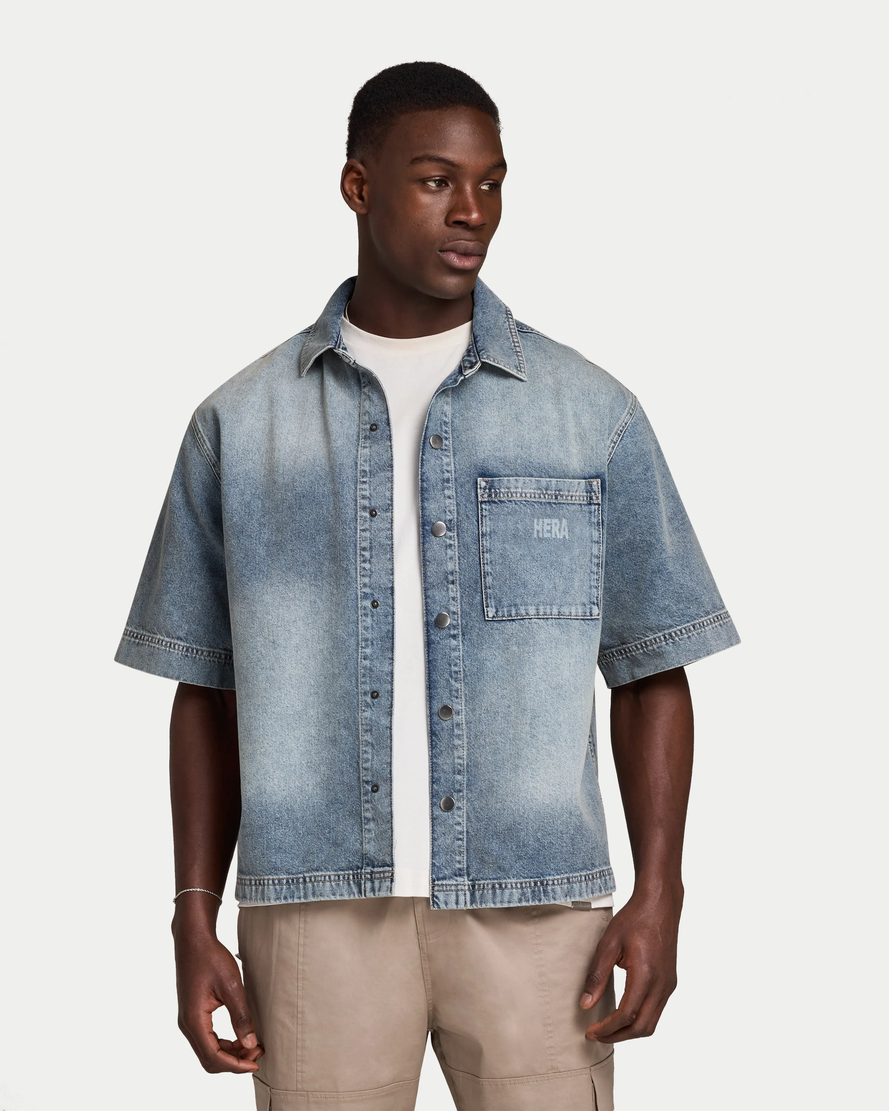 Mens Denim Shirt sold by HERA