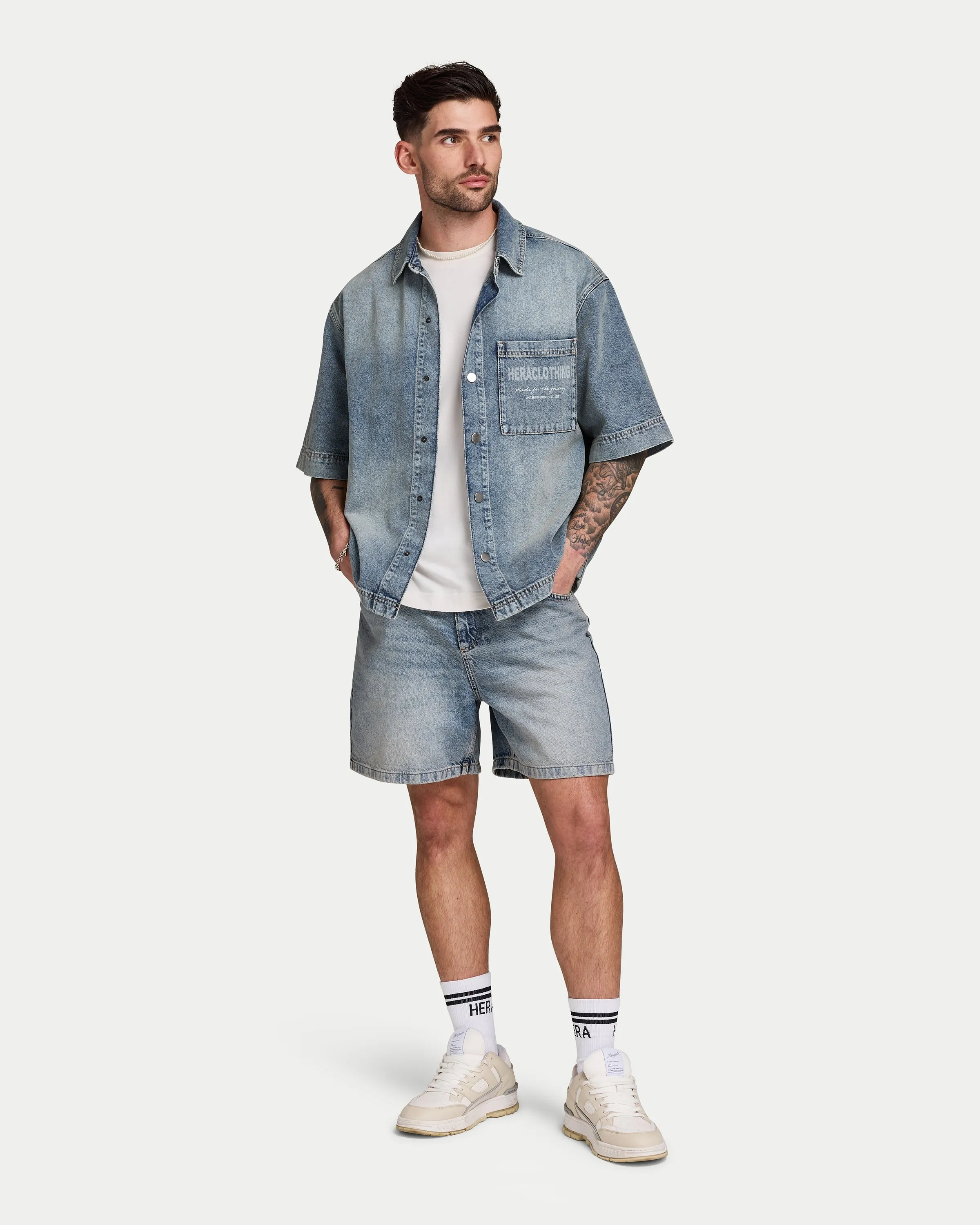 Mens Denim Shirt sold by HERA product image thumbnail 3