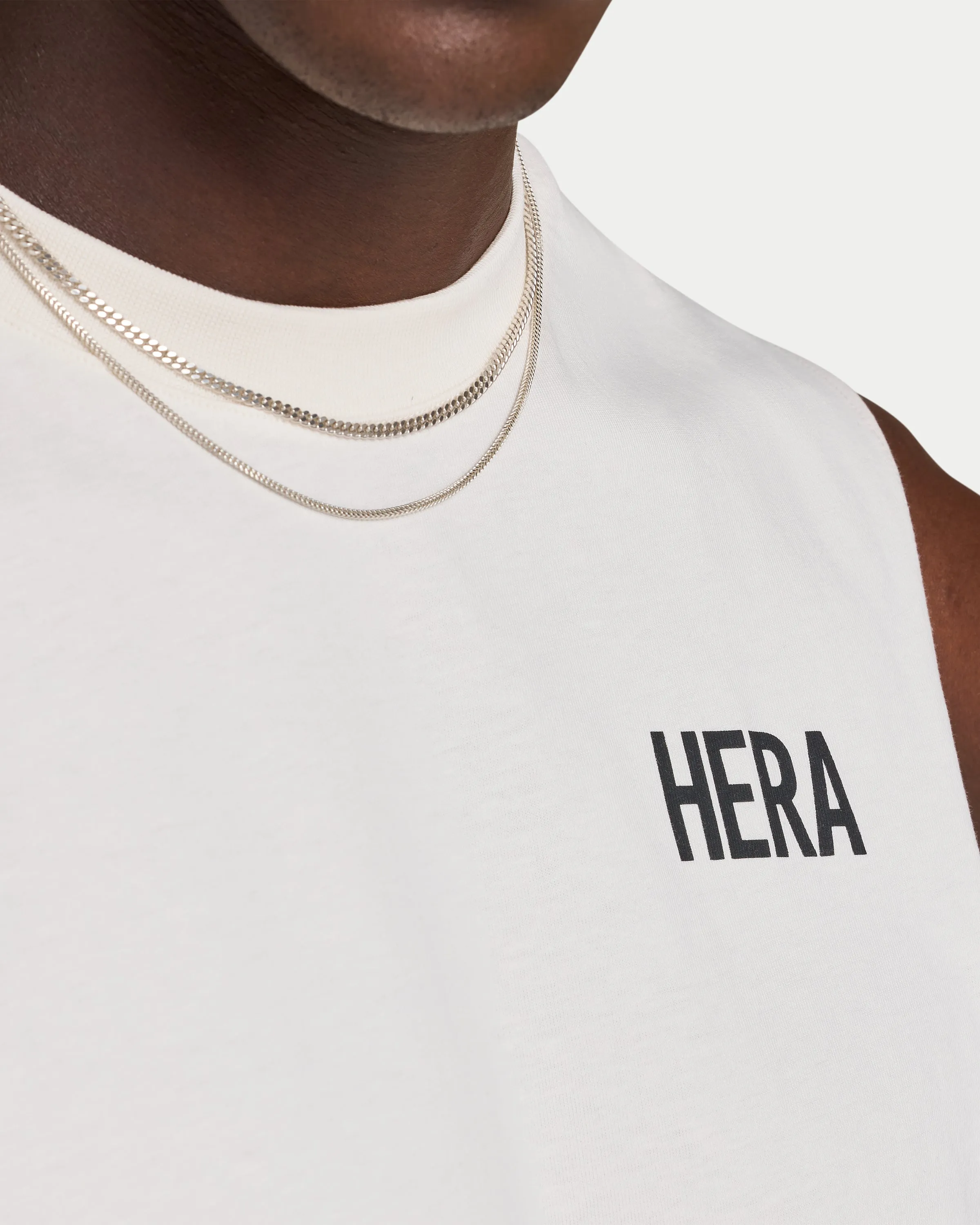 Mens Staple Tank - White sold by HERA product image thumbnail 5