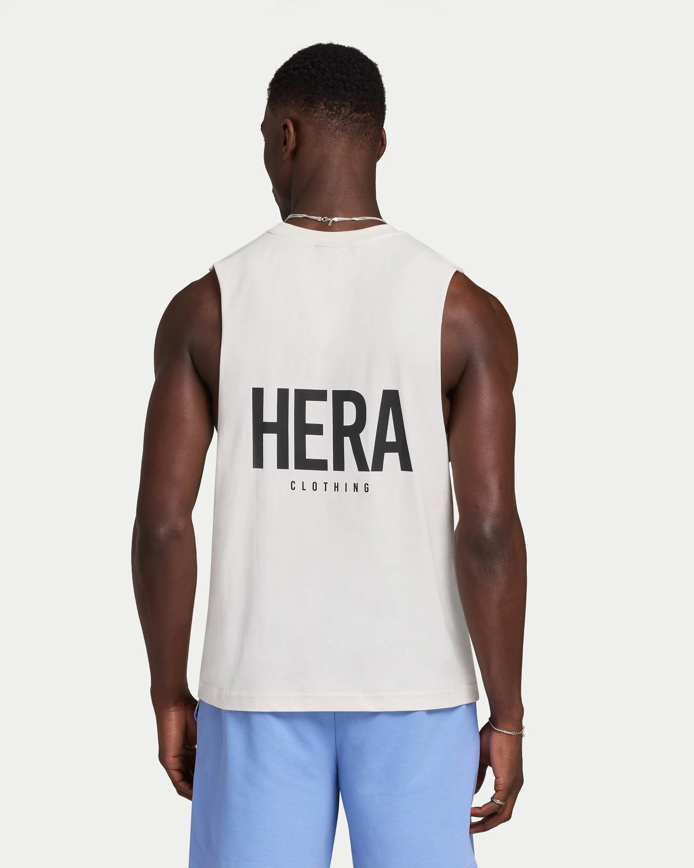 Mens Staple Tank - White sold by HERA product image thumbnail 2