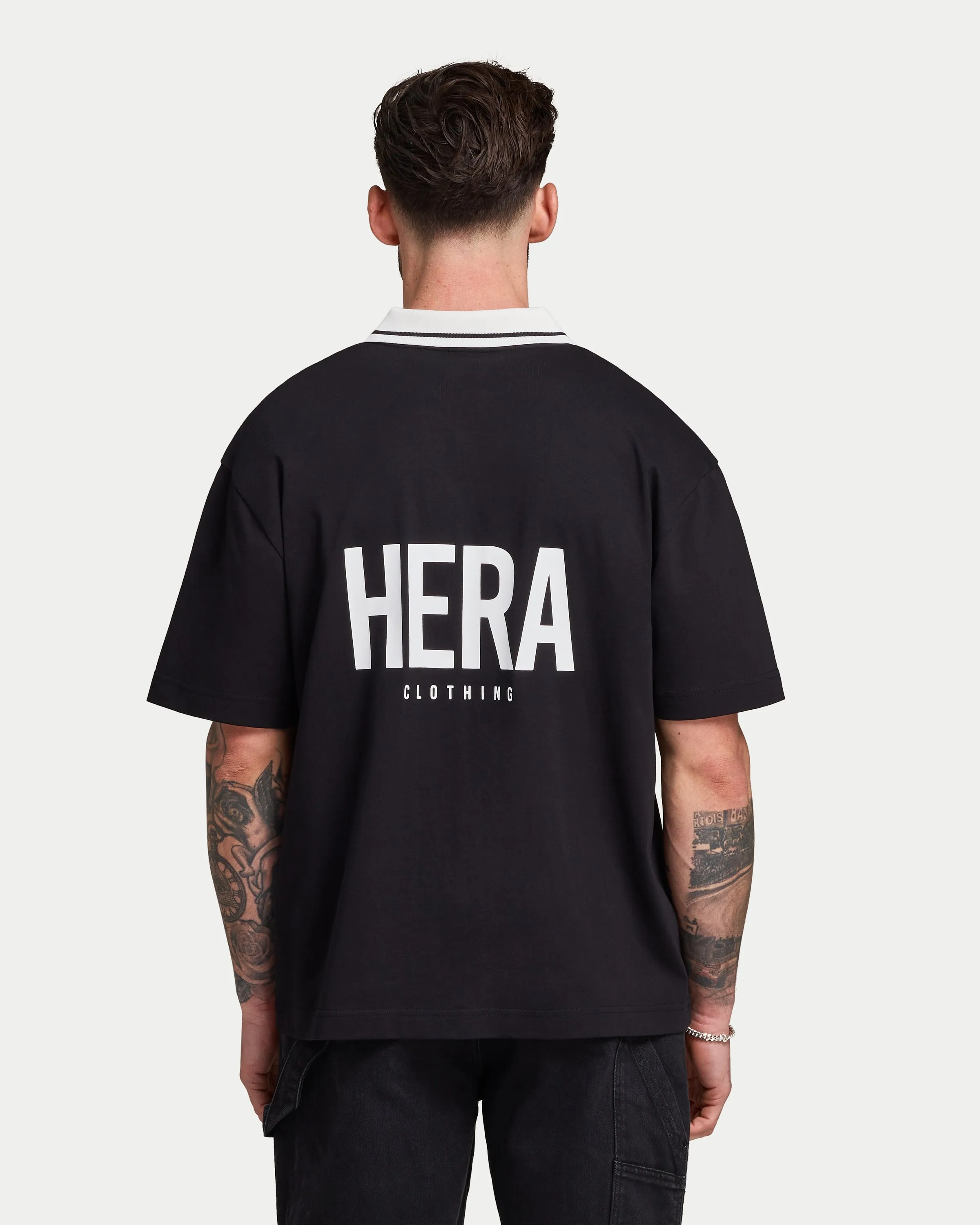 Mens Staple Oversized Polo T-Shirt sold by HERA product image thumbnail 2