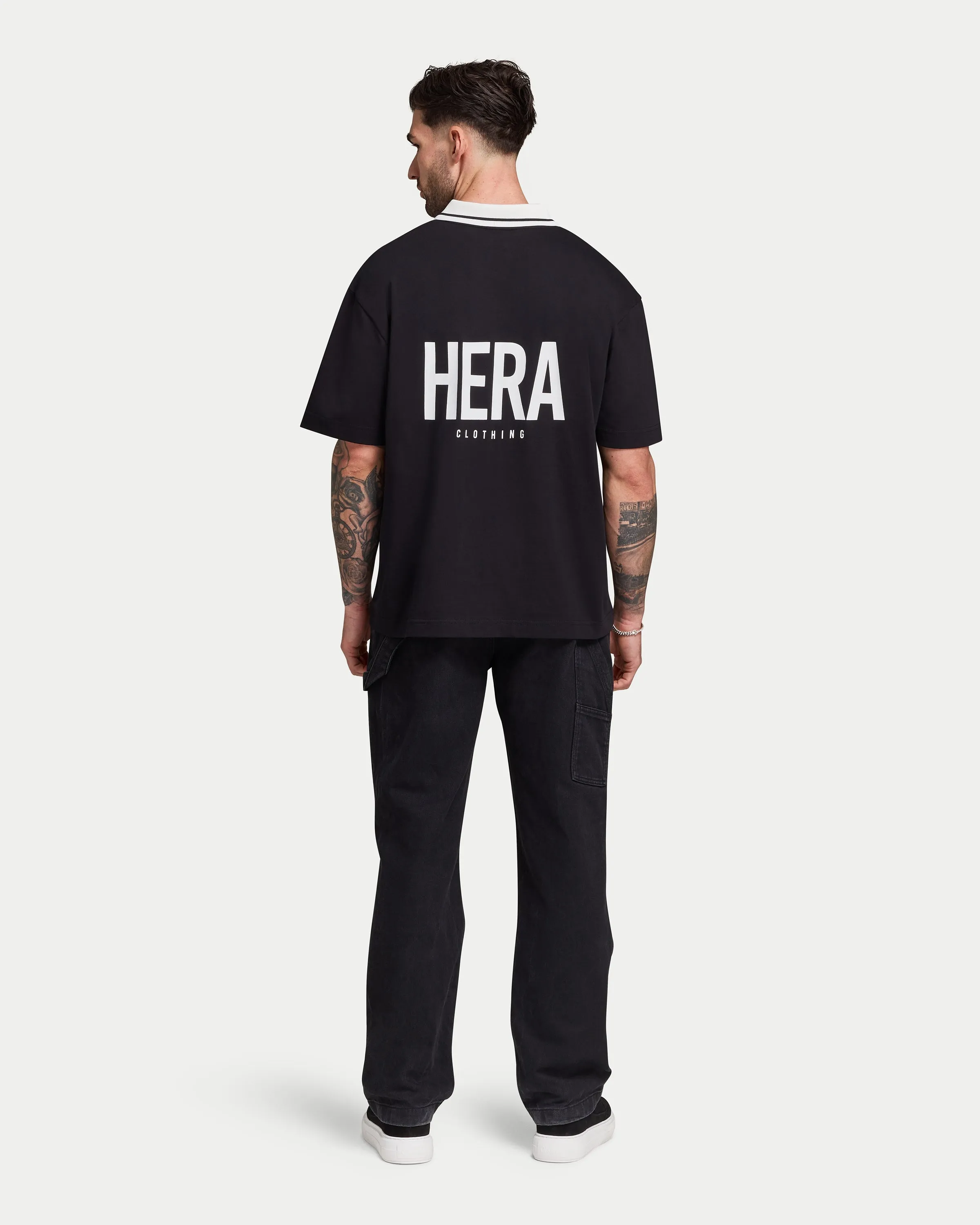 Mens Staple Oversized Polo T-Shirt sold by HERA product image thumbnail 5