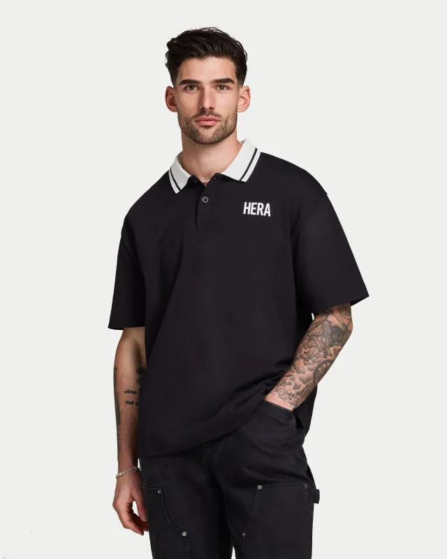 Mens Staple Oversized Polo T-Shirt made by HERA