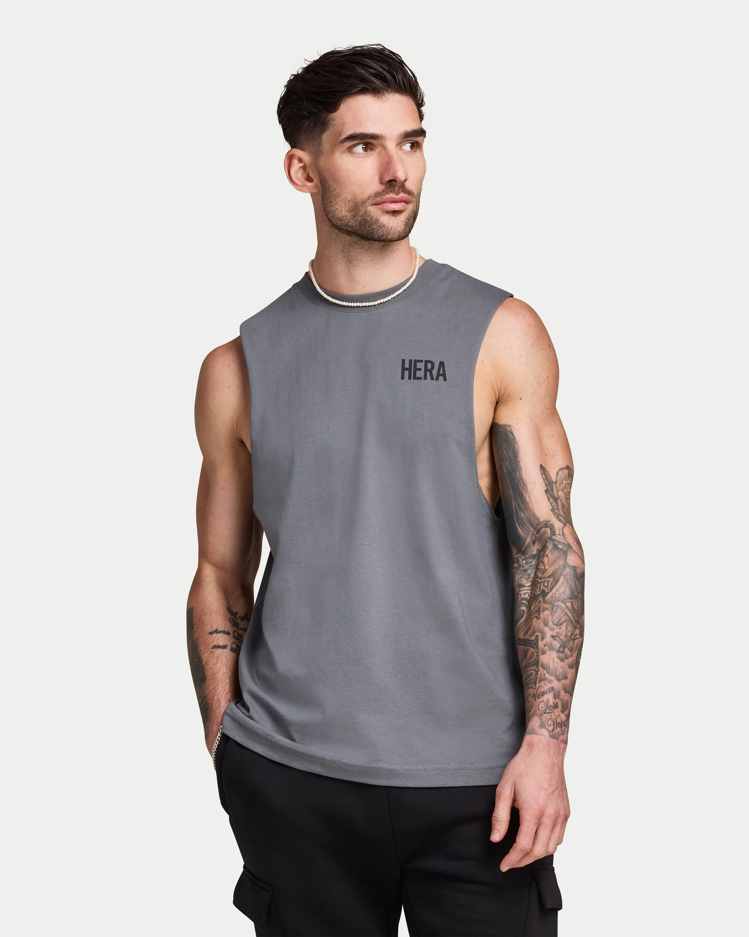 Mens Staple Oversized Tank sold by HERA