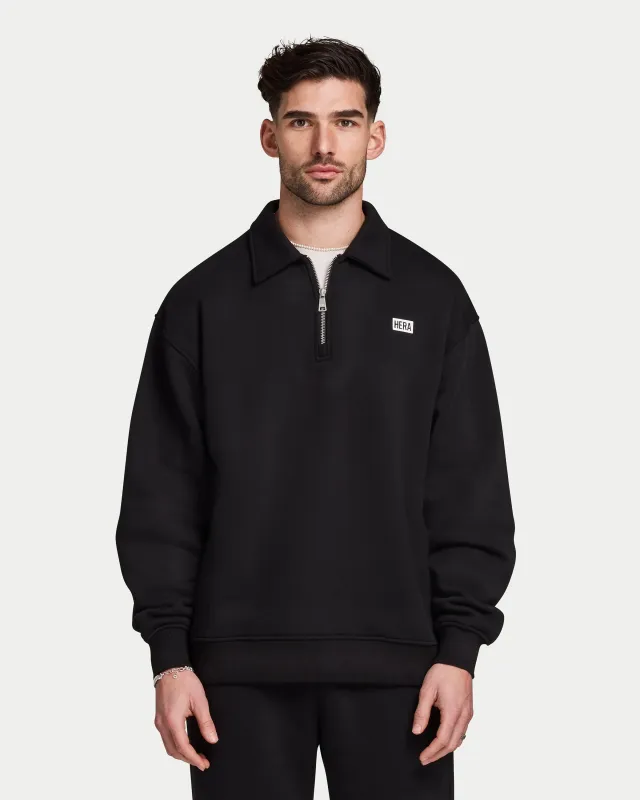 Mens Collective Oversized ¼ Zip Sweatshirt made by HERA