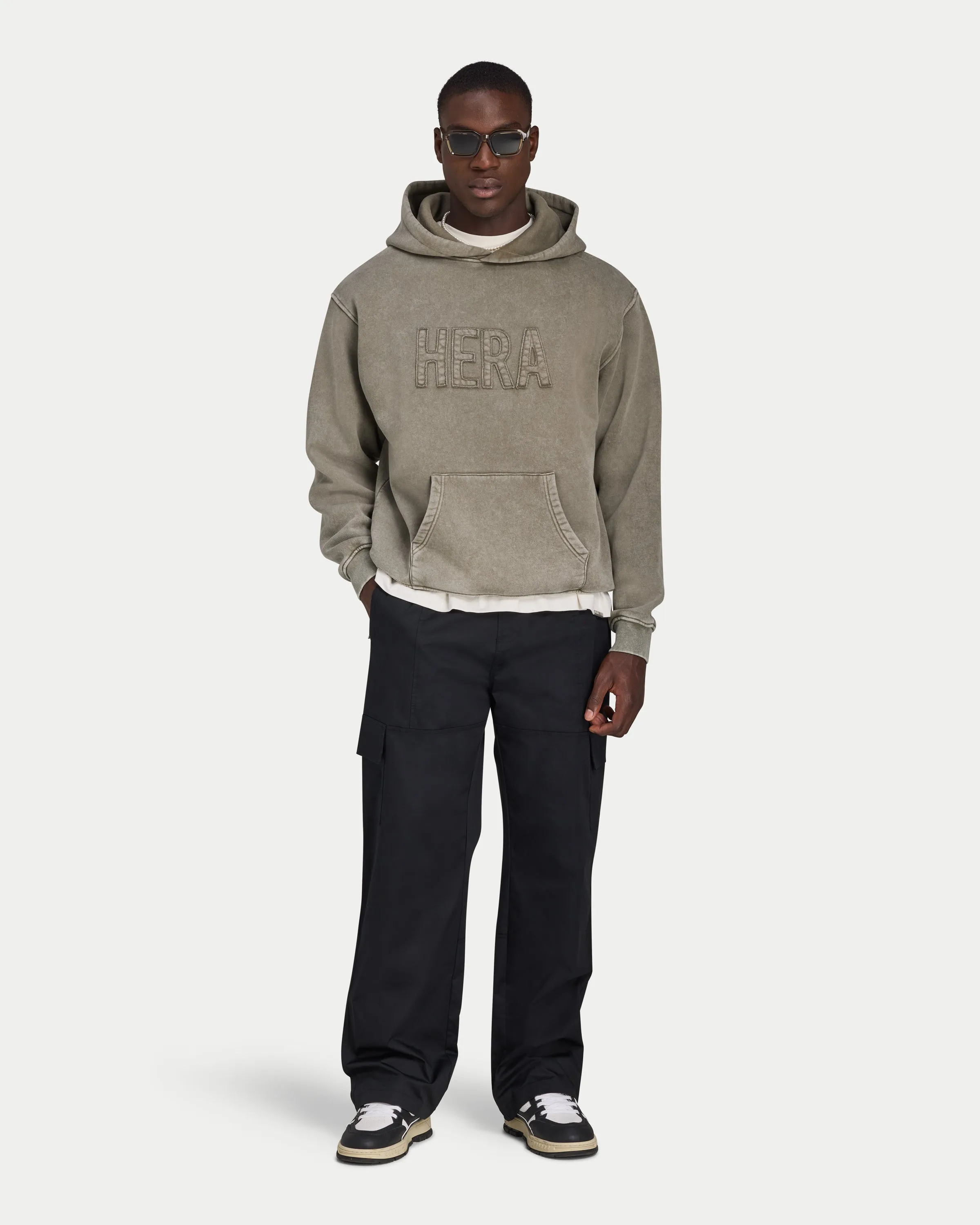 Mens Signature Washed Oversized Hoodie sold by HERA product image thumbnail 3