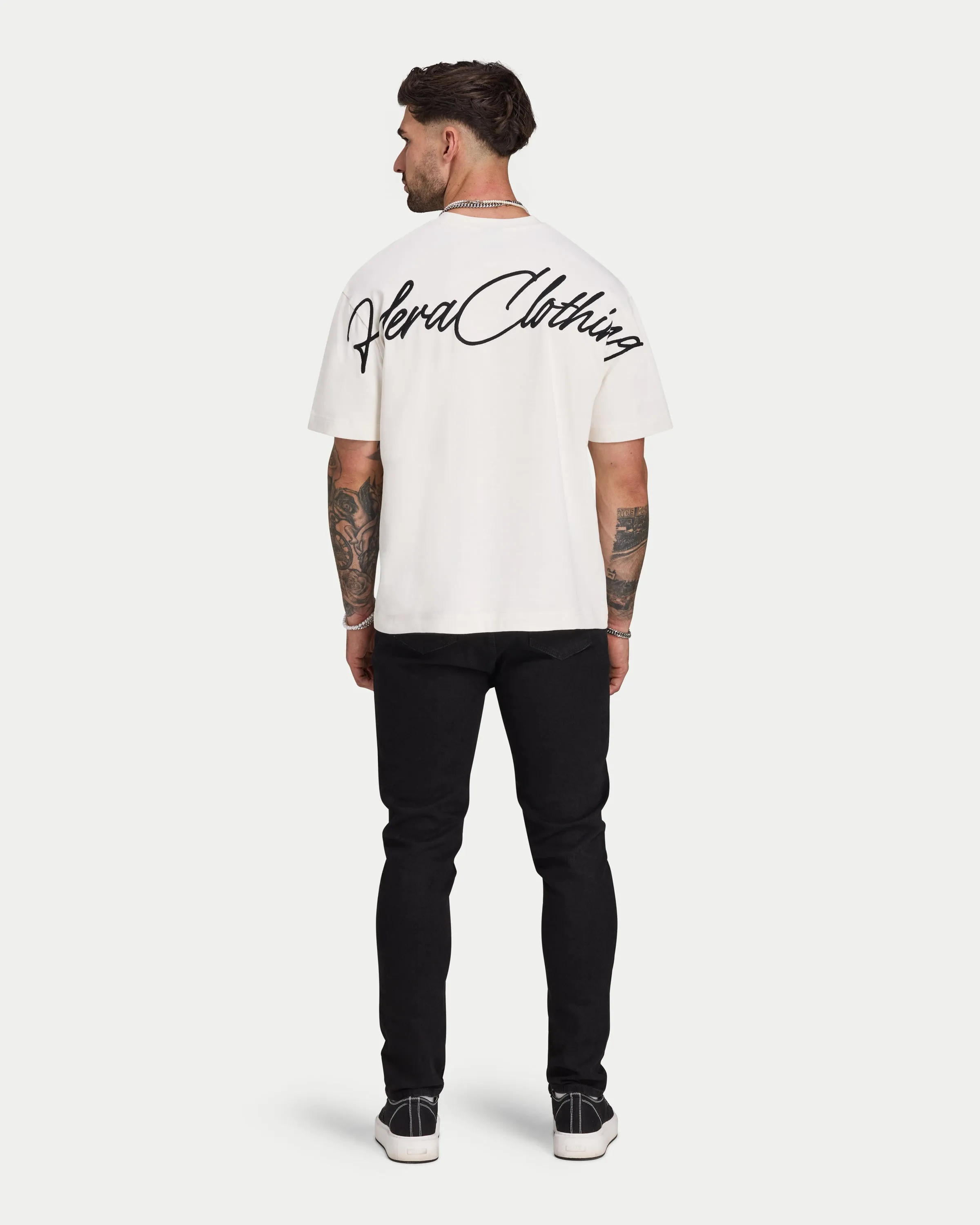 Mens Script Heavyweight T-shirt sold by HERA product image thumbnail 3