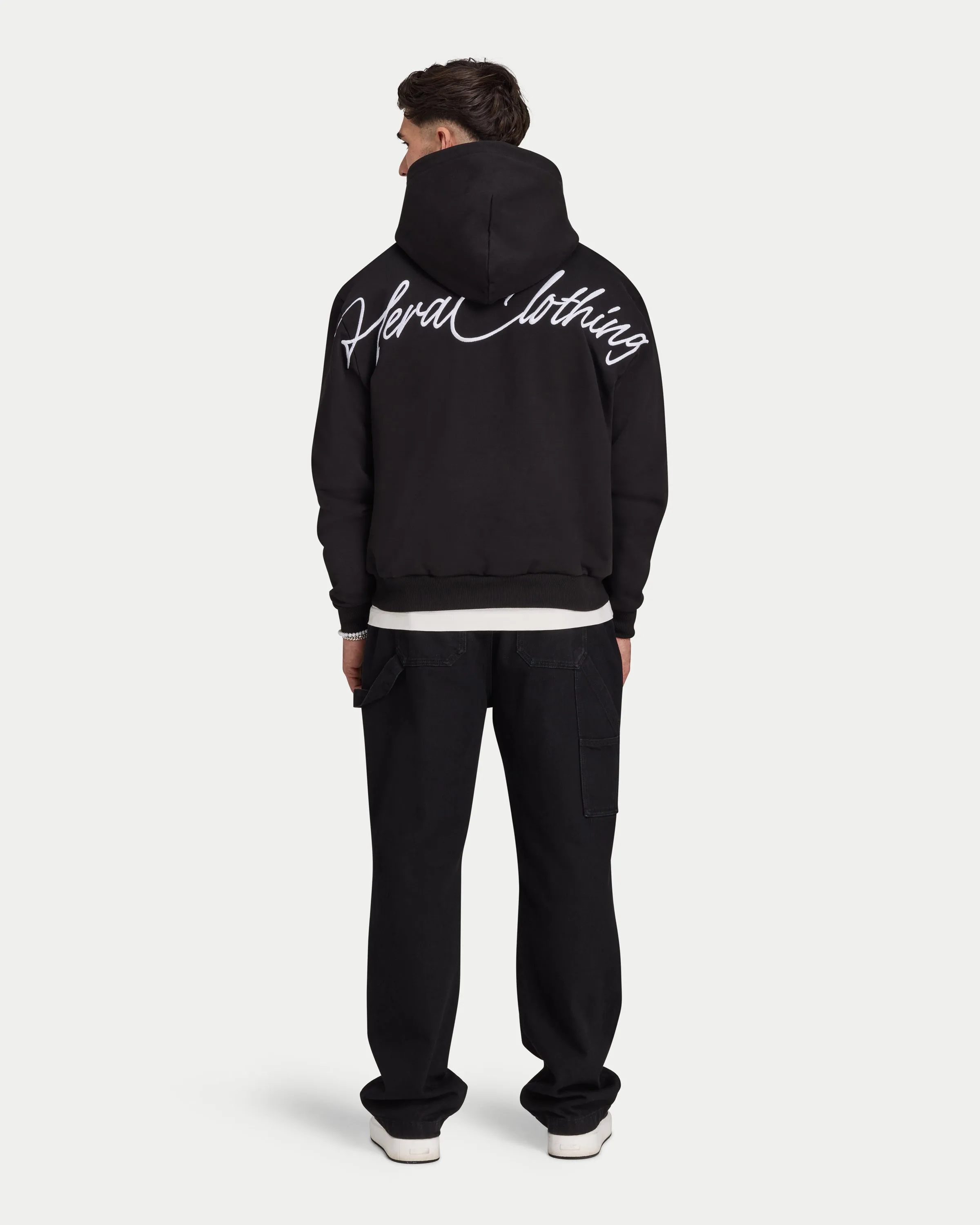 Mens Script Heavyweight Hoodie sold by HERA product image thumbnail 3