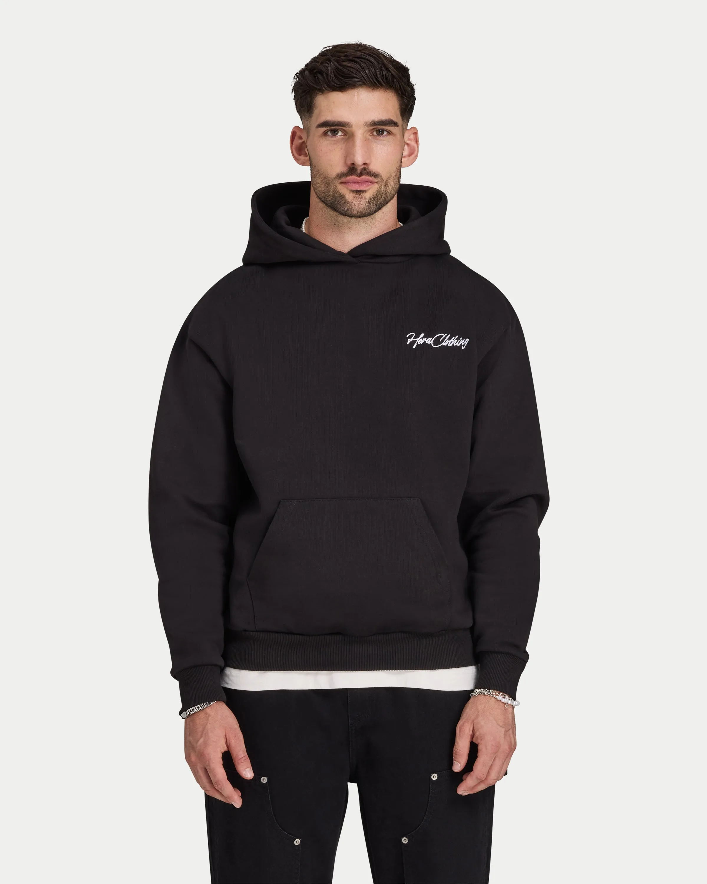 Mens Script Heavyweight Hoodie sold by HERA product image thumbnail 2