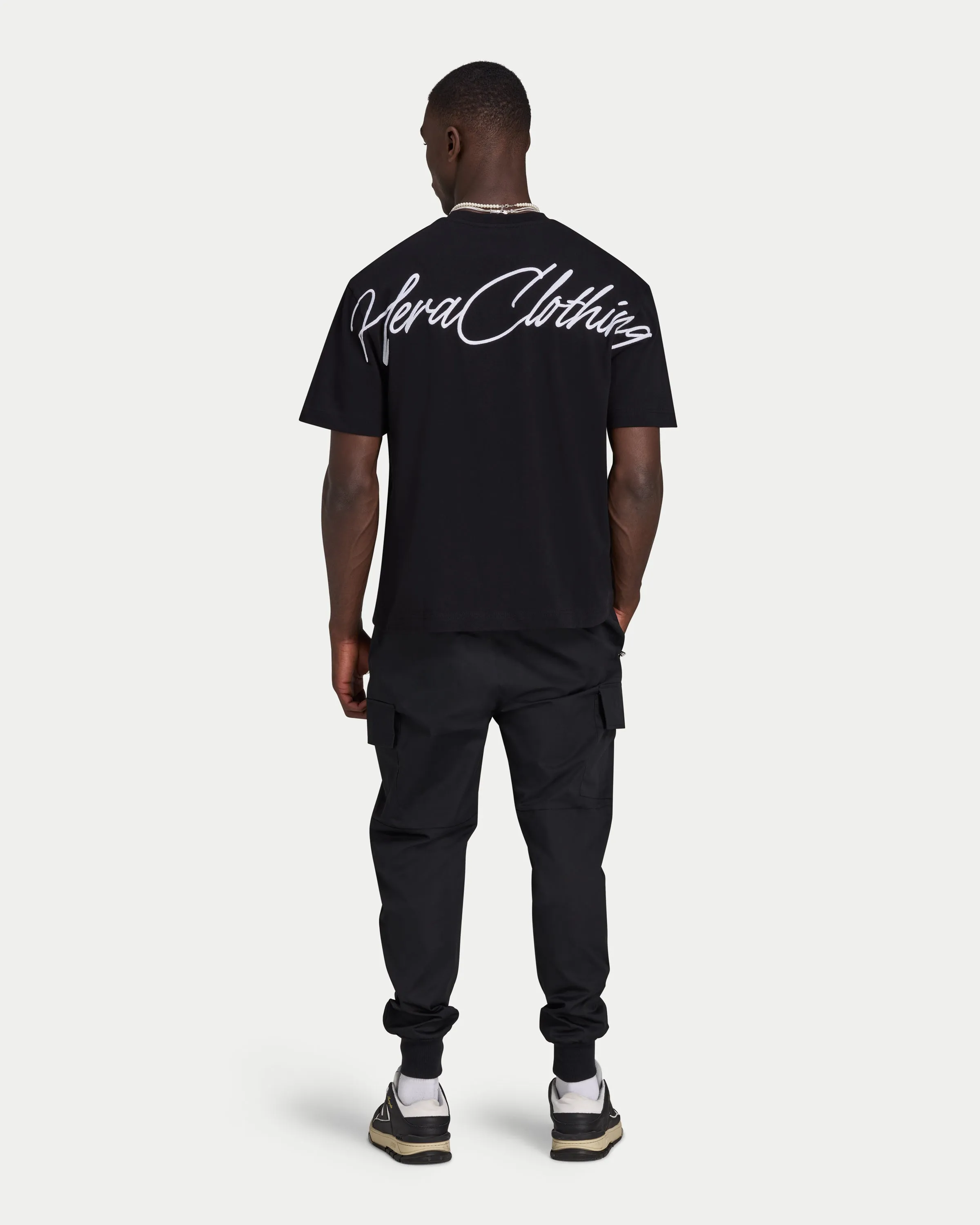 Mens Script Heavyweight T-shirt sold by HERA product image thumbnail 3