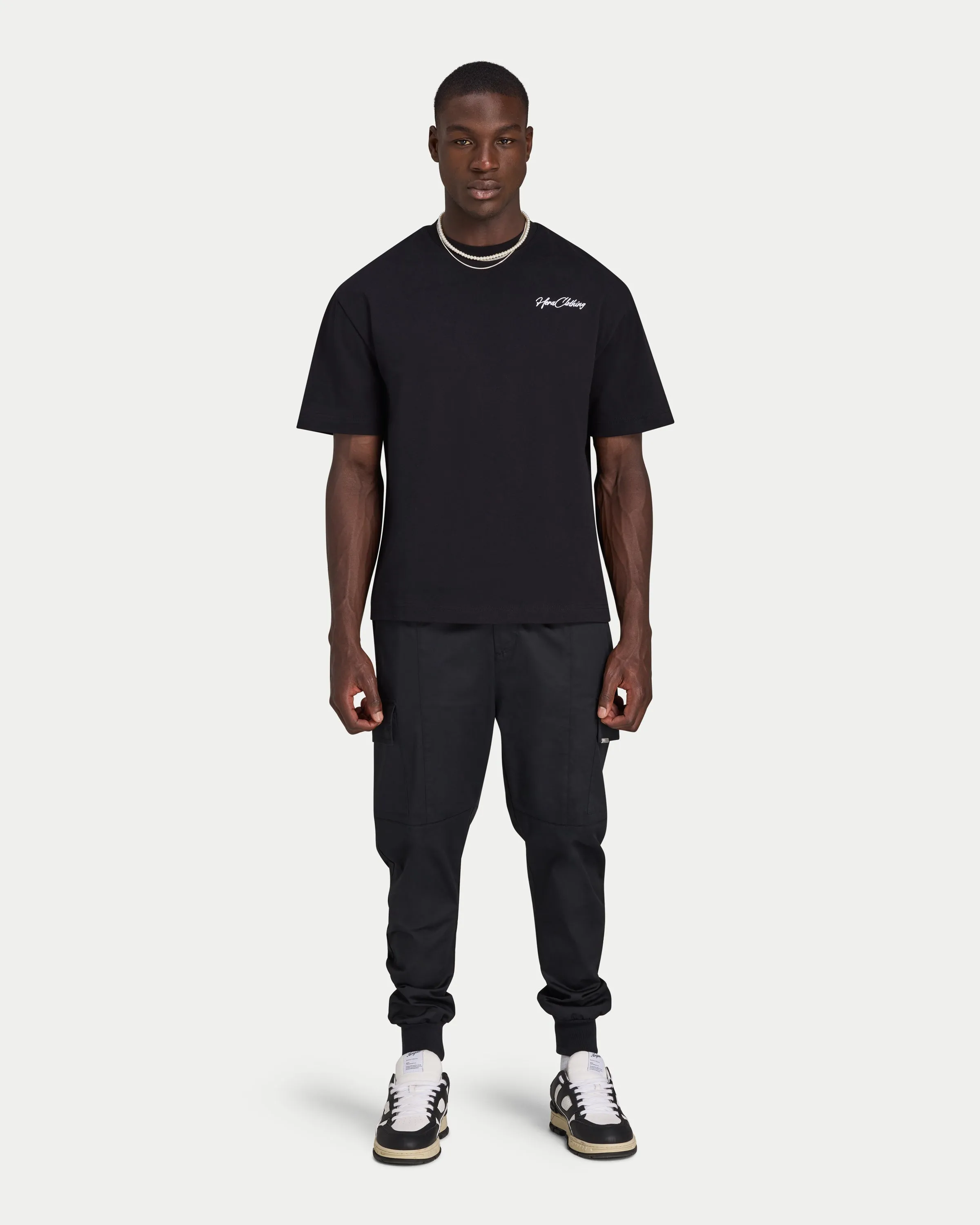 Mens Script Heavyweight T-shirt sold by HERA product image thumbnail 4