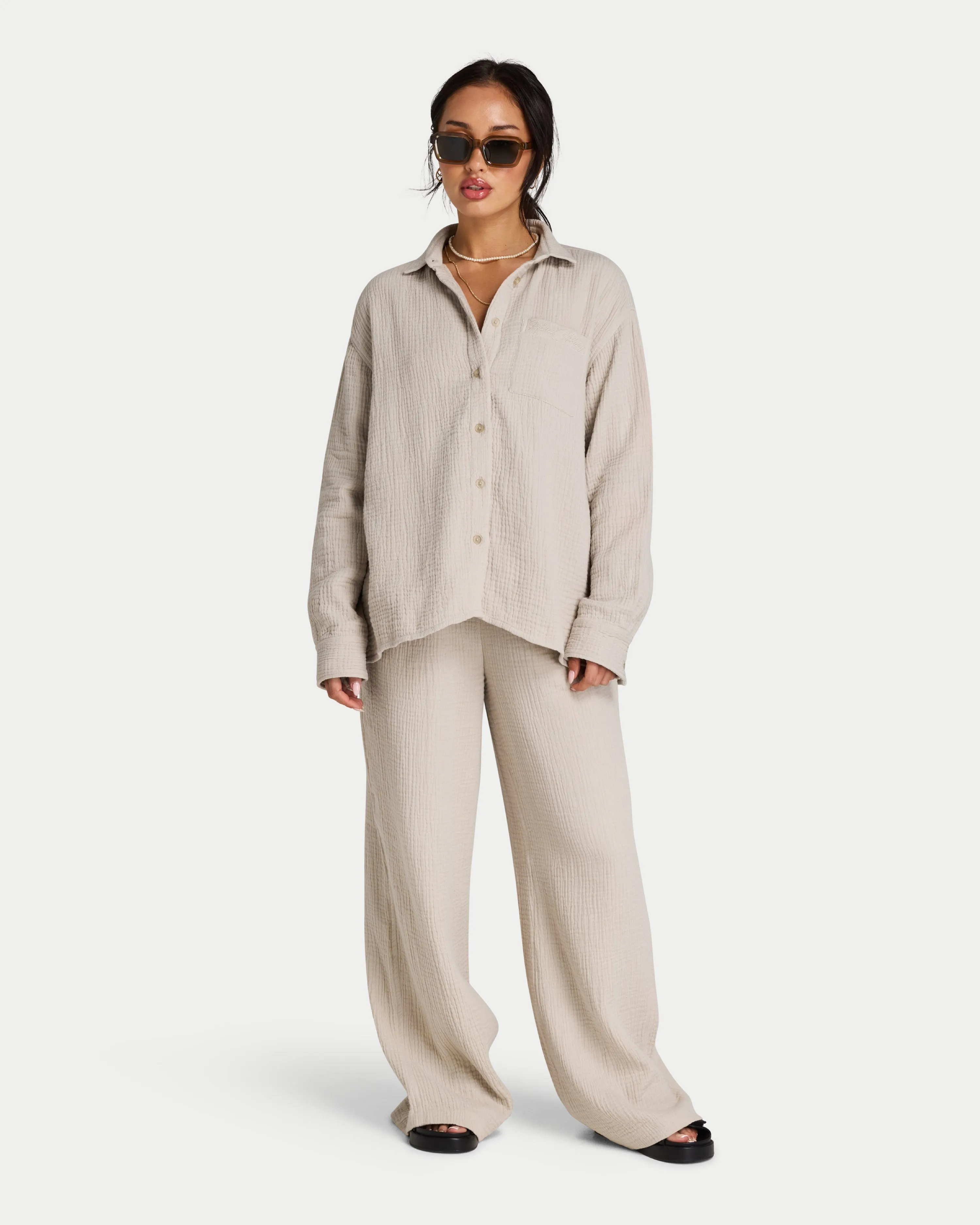 Womens Resort Long Sleeve Shirt sold by HERA product image thumbnail 3