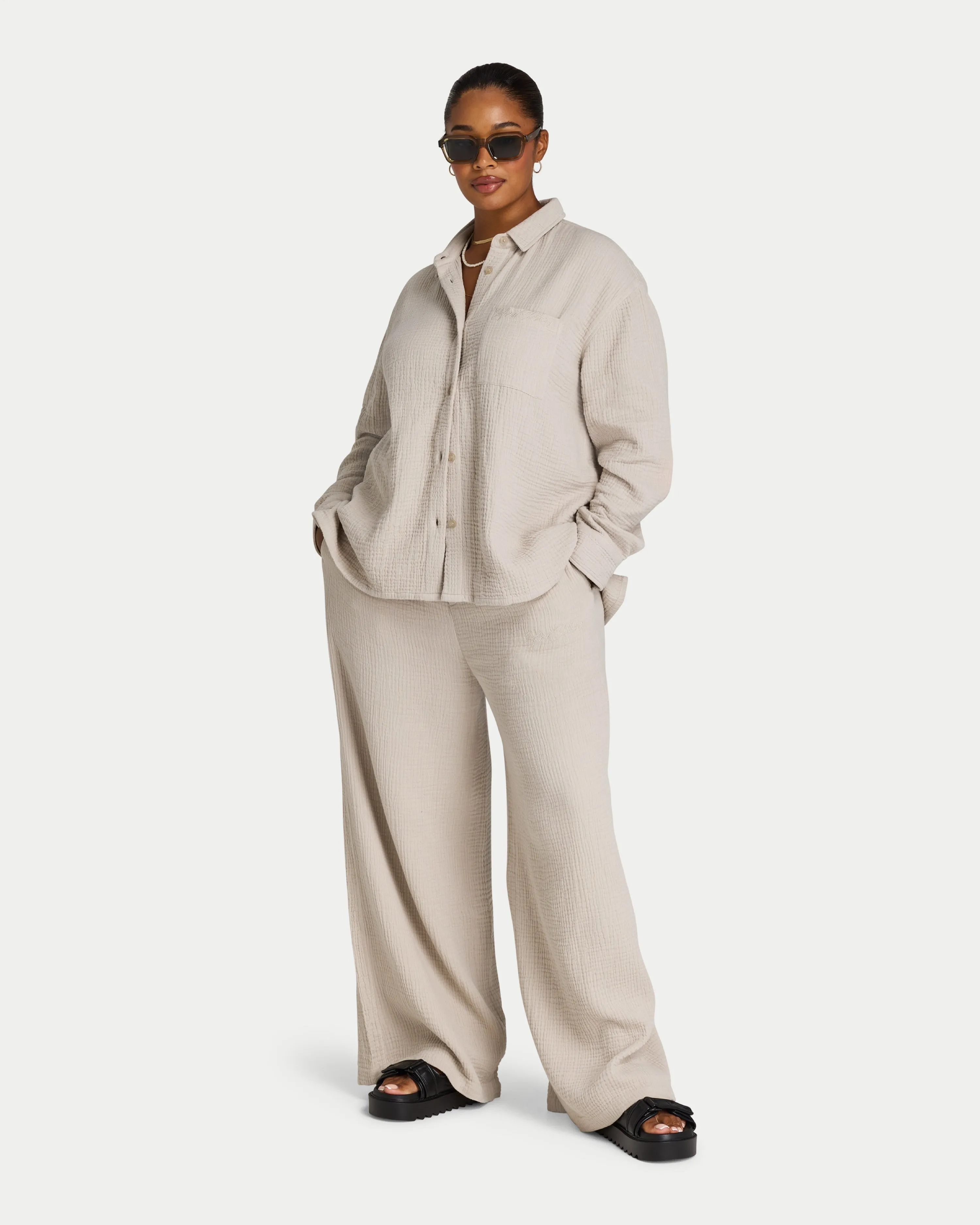 Womens Resort Long Sleeve Shirt sold by HERA product image thumbnail 5