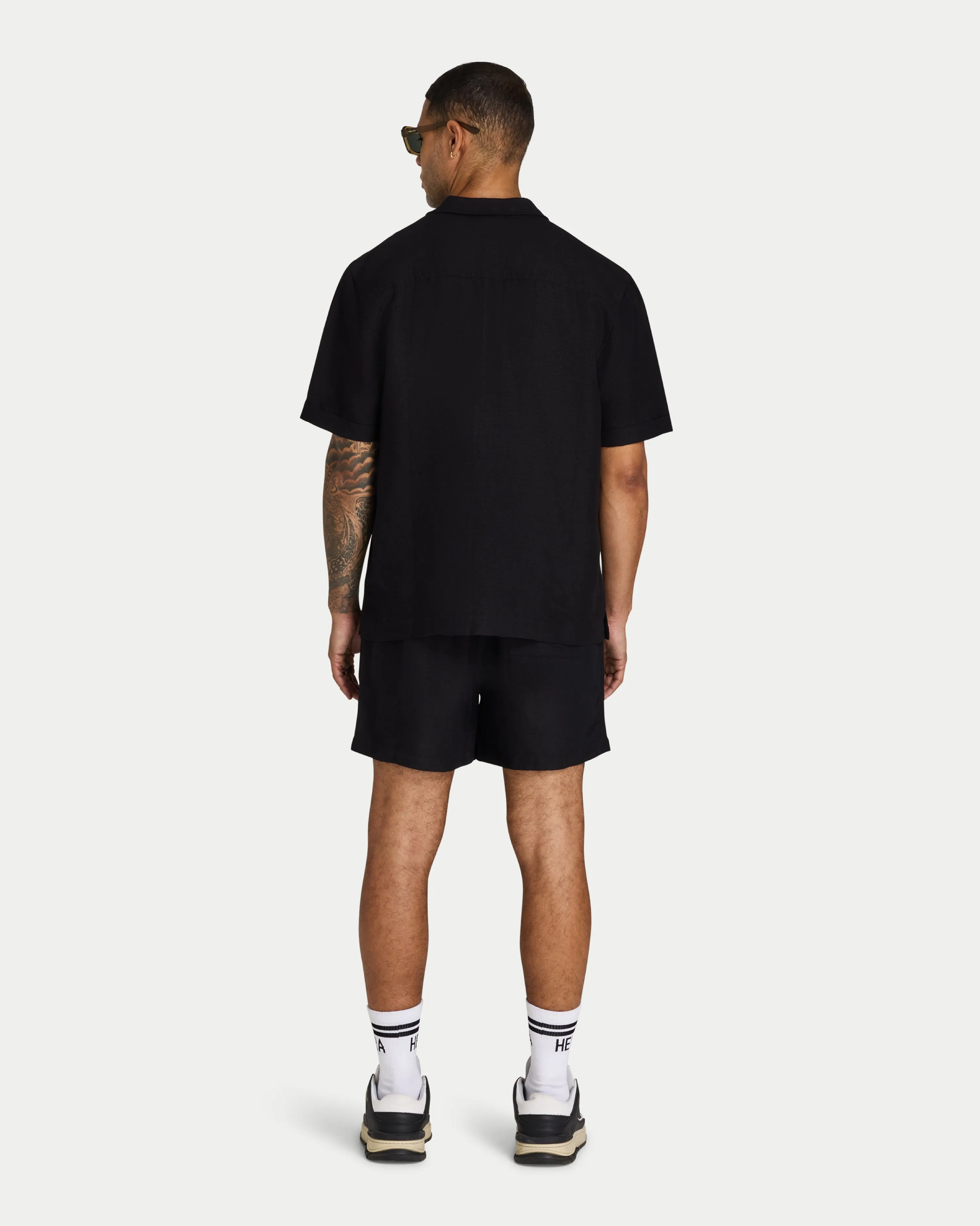 Mens Linen Short Sleeve Shirt sold by HERA product image thumbnail 4
