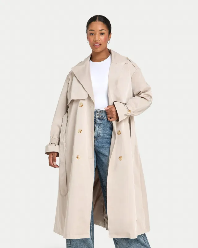 Womens Oversized Trench Coat made by HERA