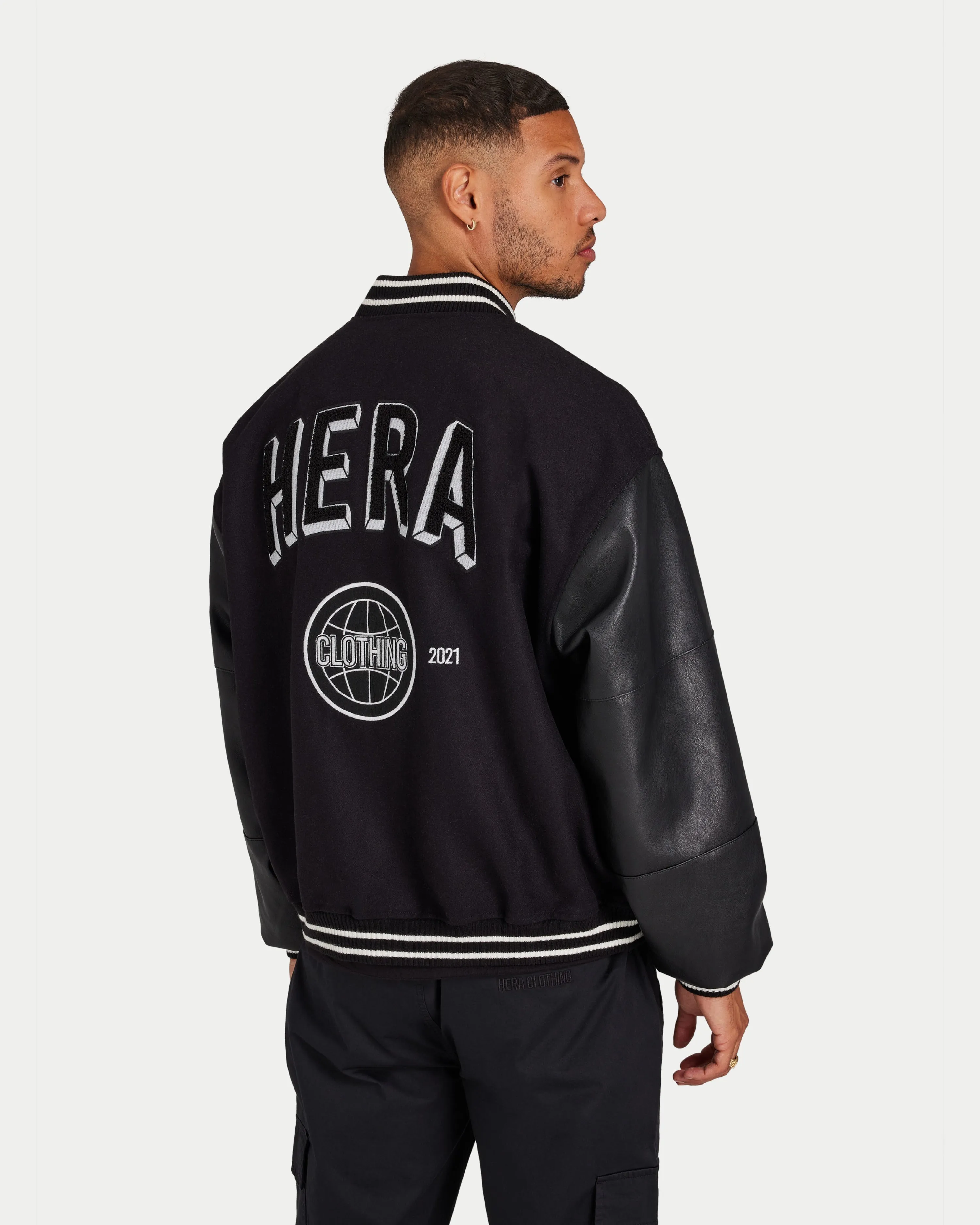 Mens Varsity Bomber Jacket sold by HERA product image thumbnail 2