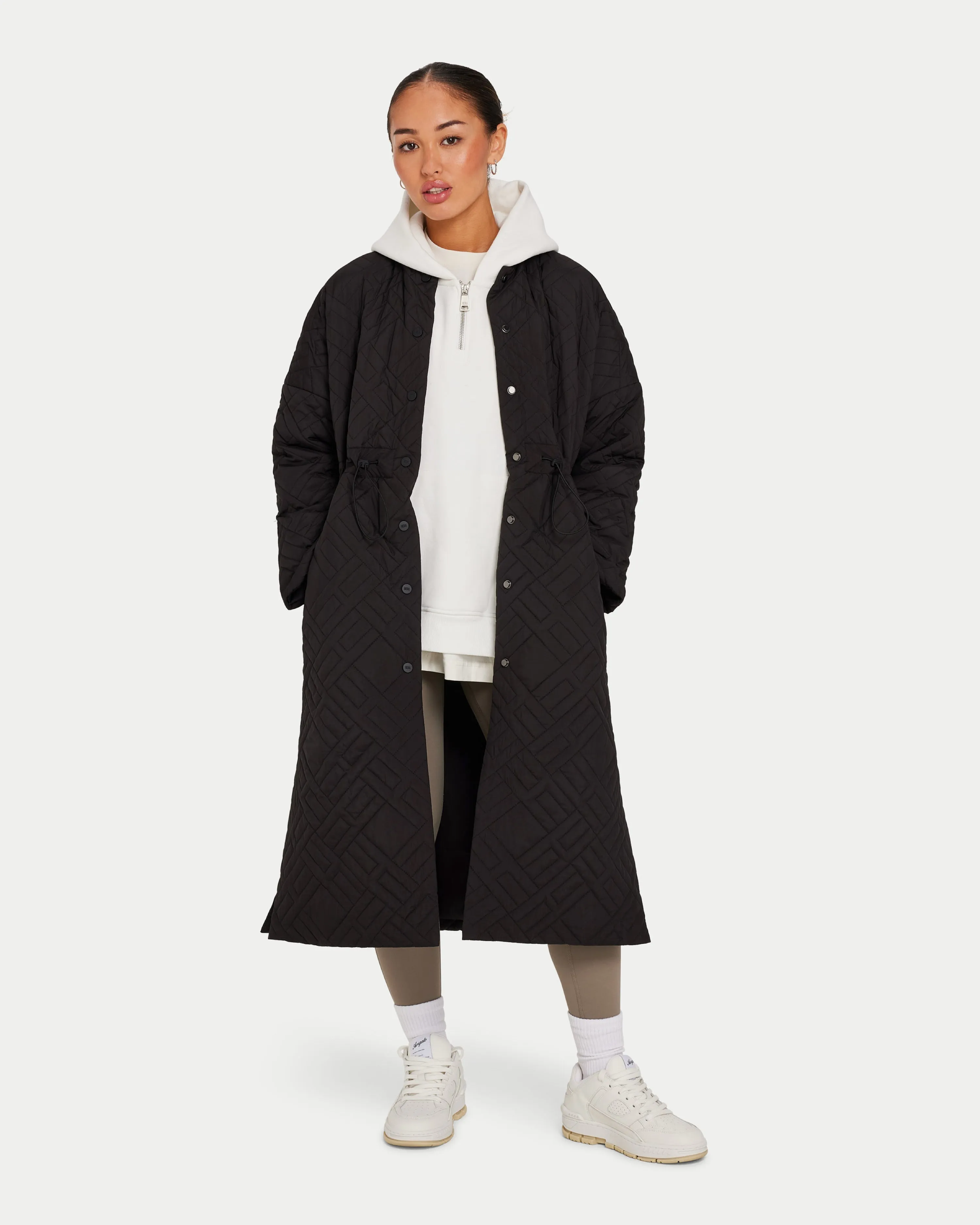 Womens Longline Puffer Jacket sold by HERA product image thumbnail 4