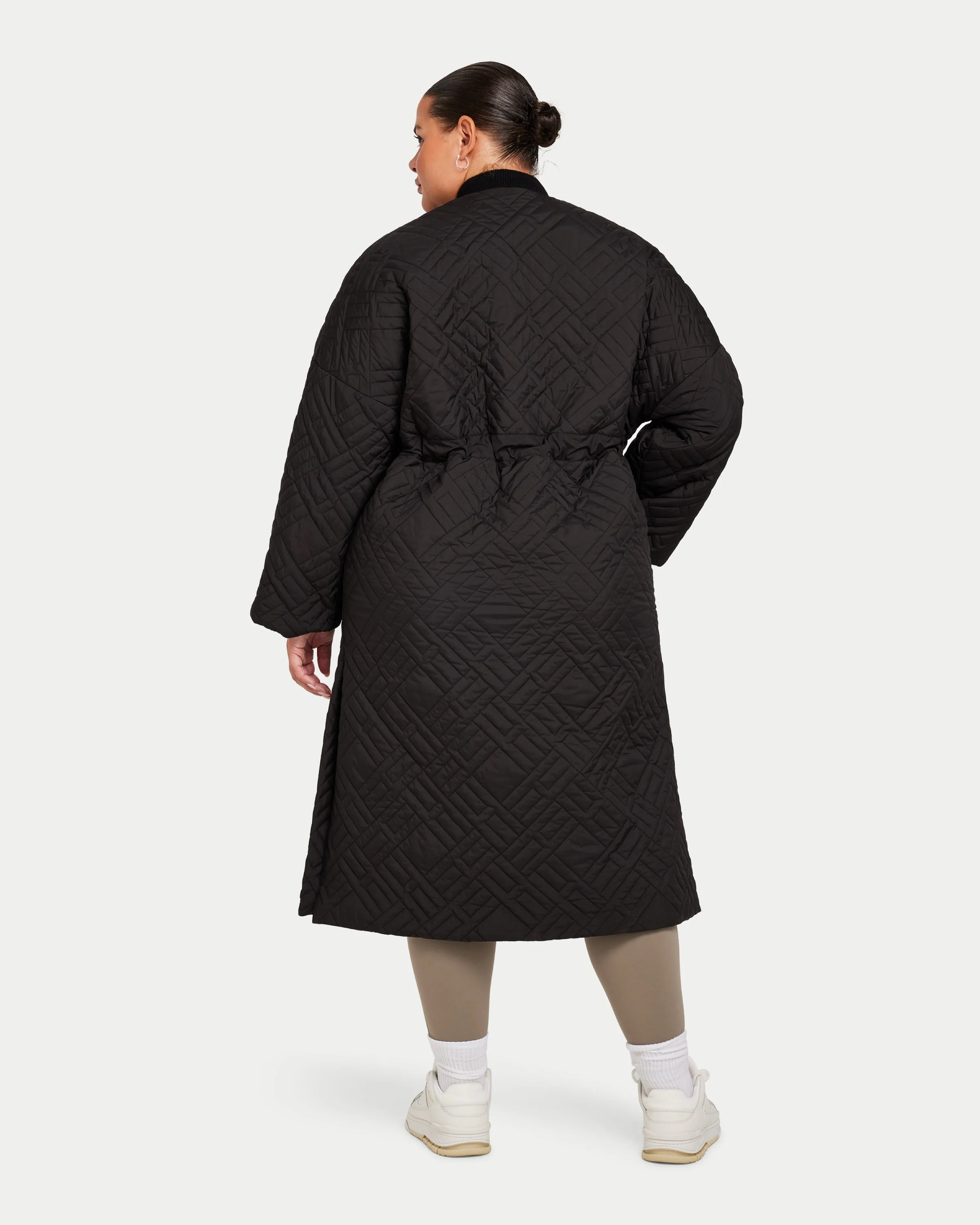 Womens Longline Puffer Jacket sold by HERA product image thumbnail 3