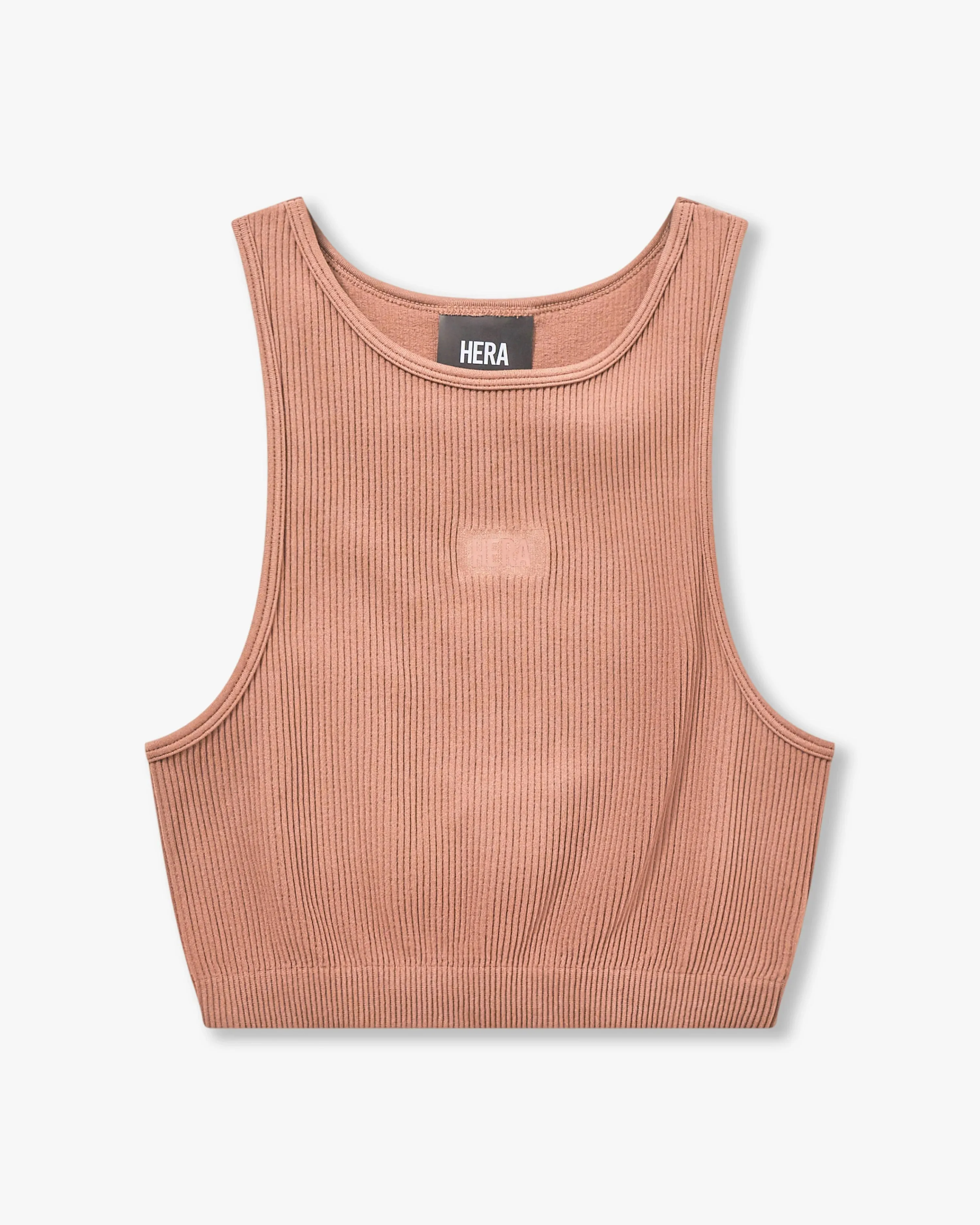 Womens Ribbed Base Racer Crop Top sold by HERA product image thumbnail 5