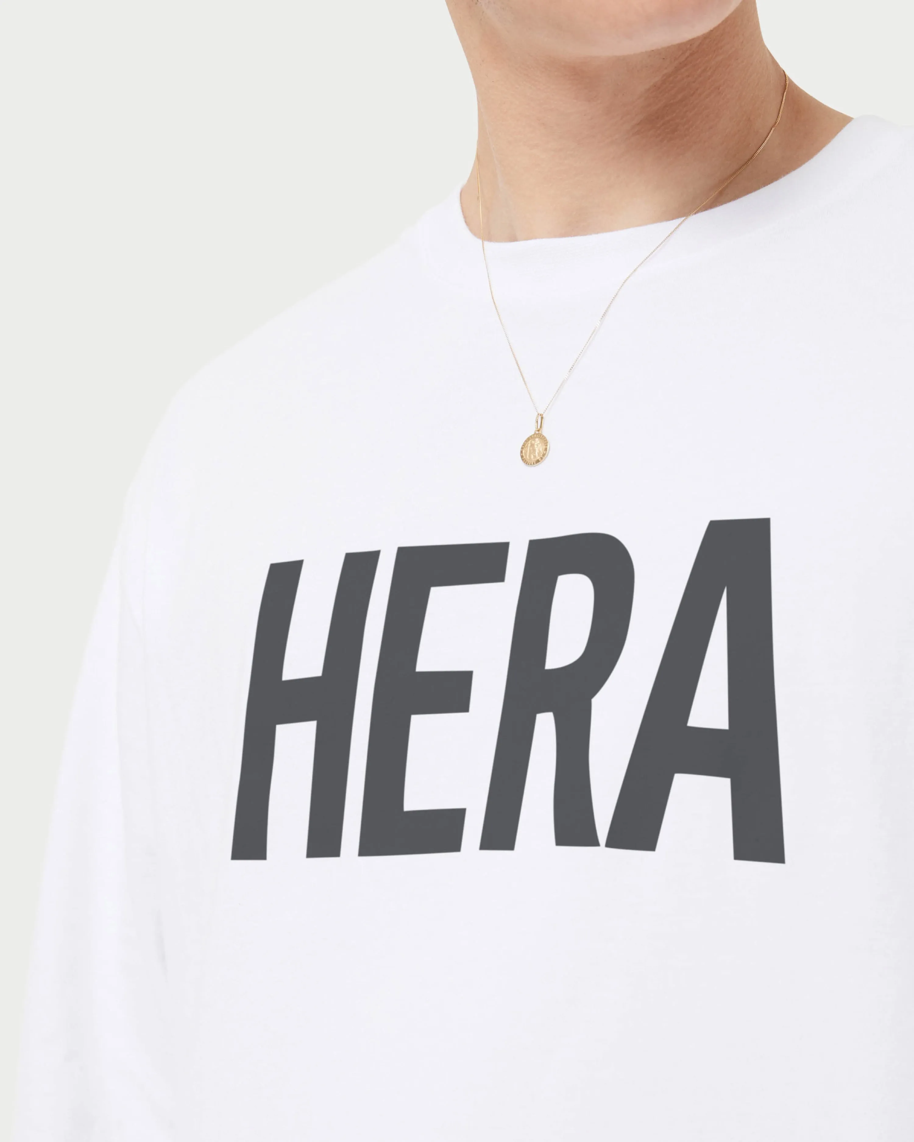 Mens Label Long Sleeve Oversized T-Shirt sold by HERA product image thumbnail 3