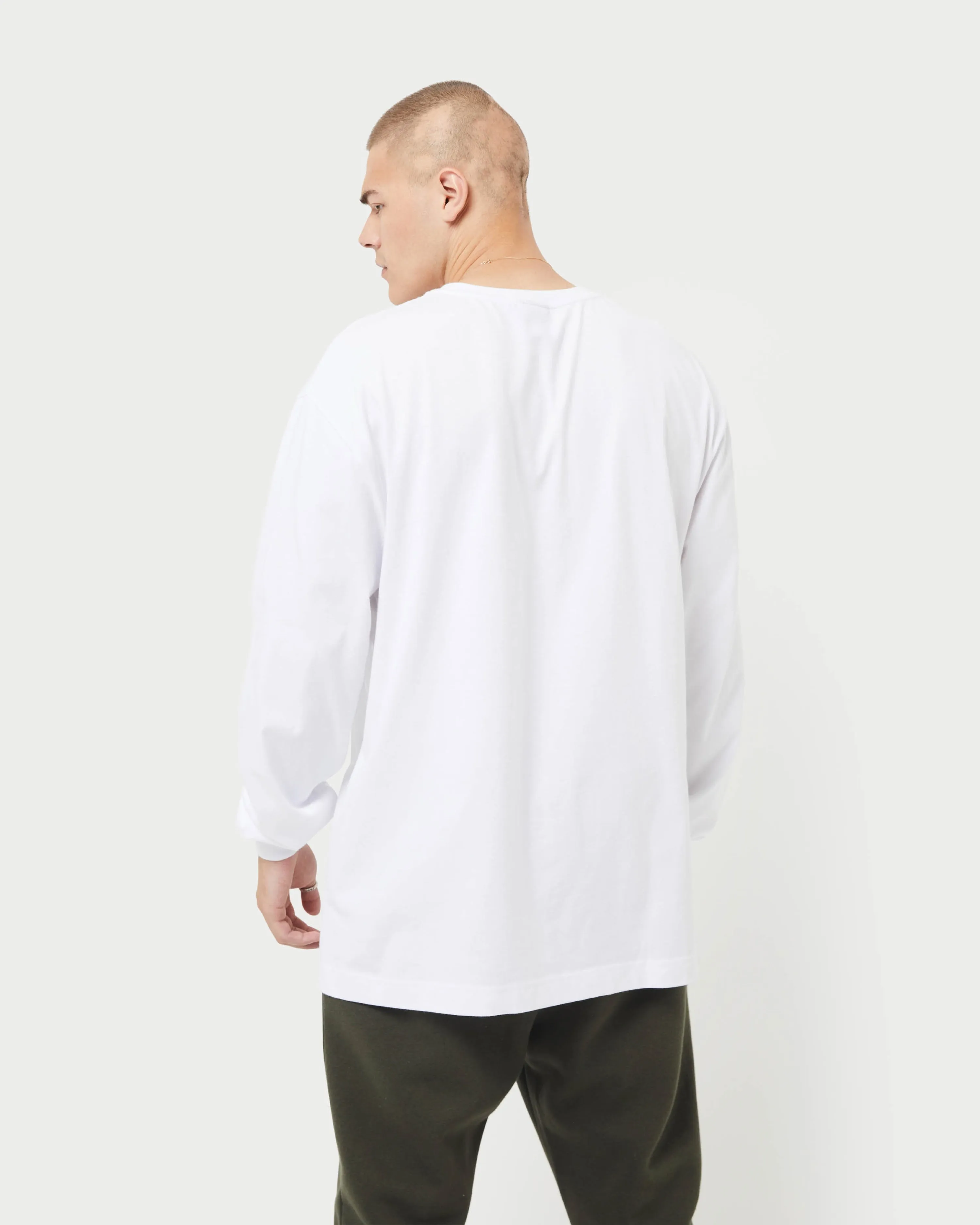 Mens Label Long Sleeve Oversized T-Shirt sold by HERA product image thumbnail 2