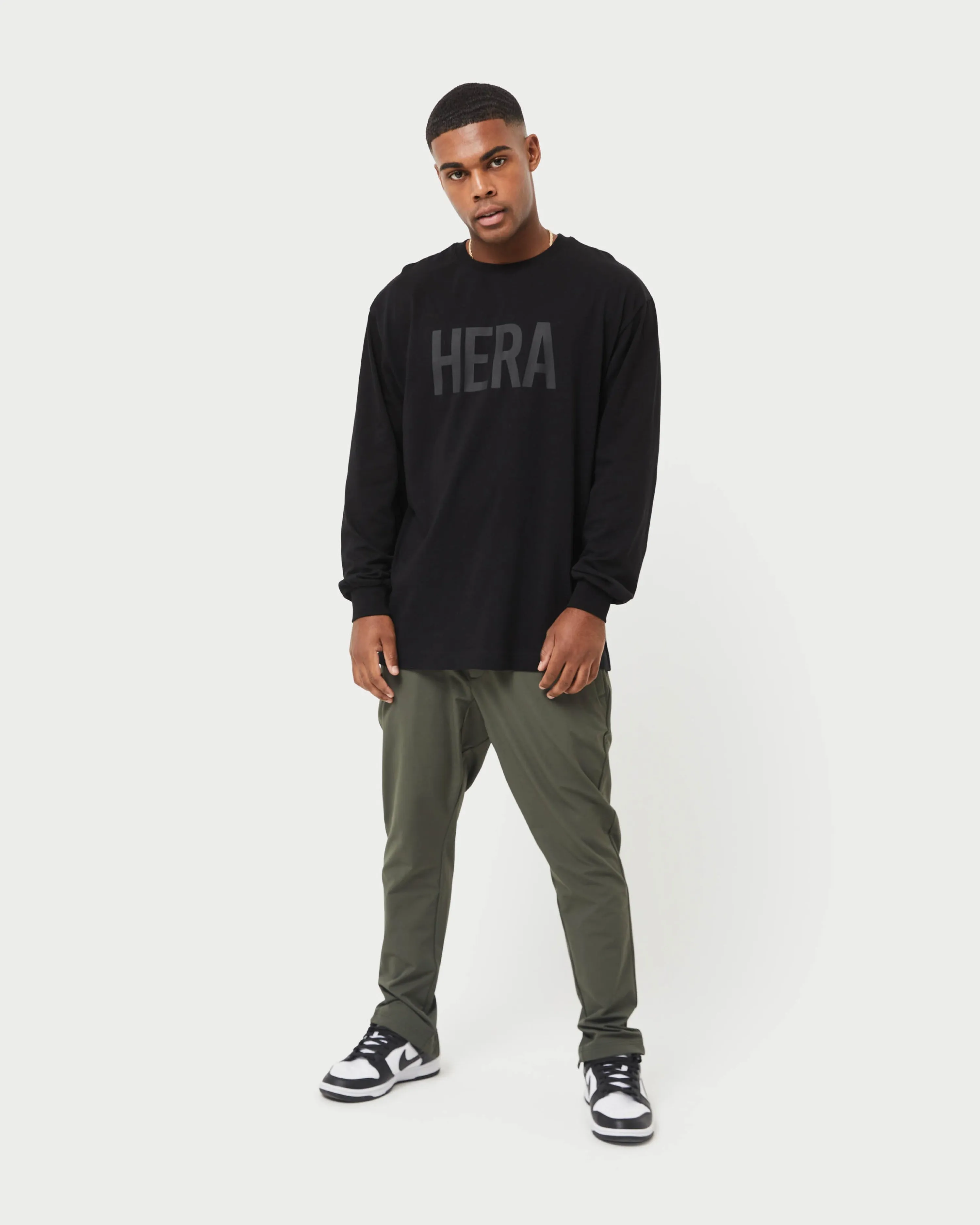 Mens Label Long Sleeve Oversized T-Shirt sold by HERA product image thumbnail 5
