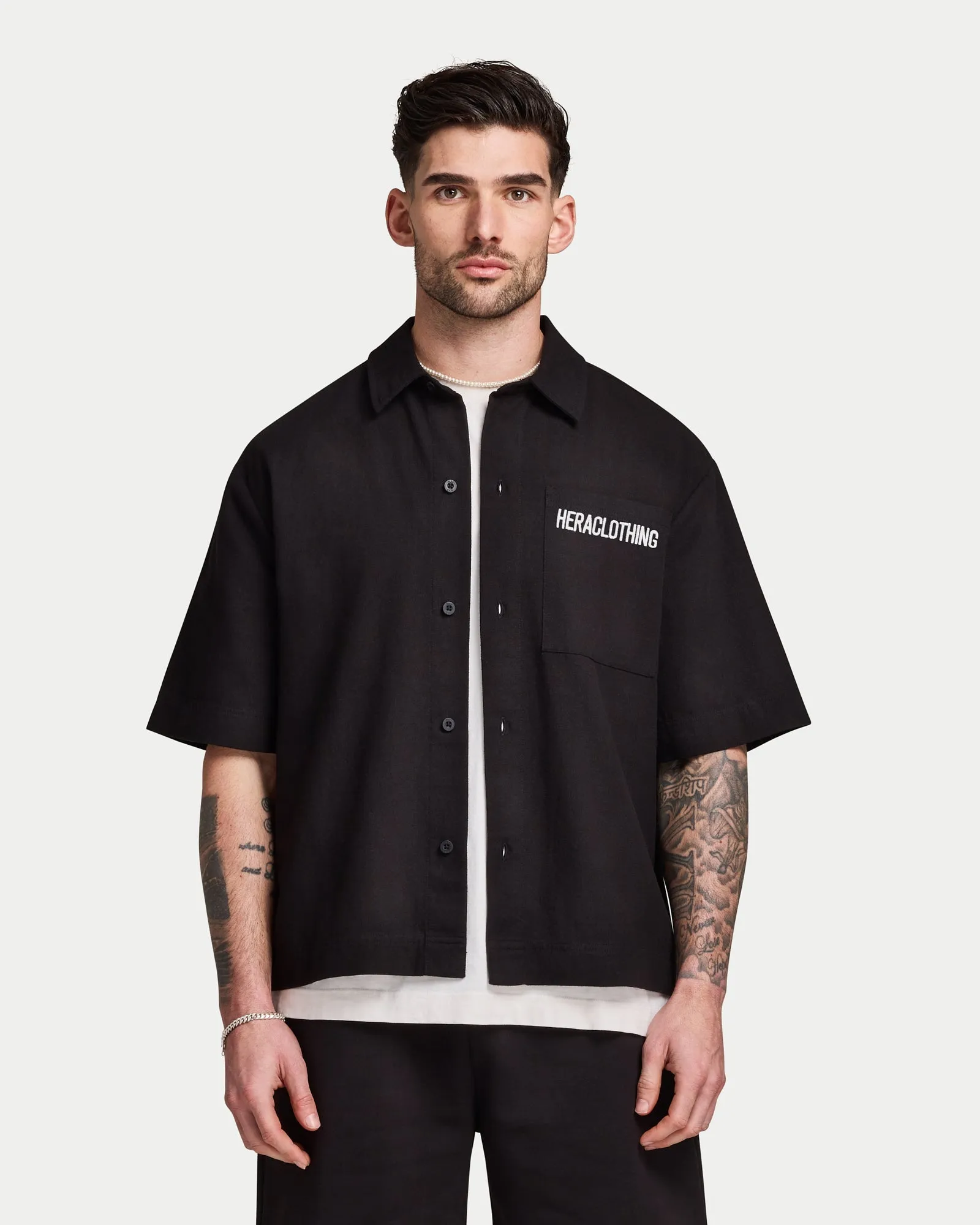 Mens Short Sleeve Cotton Shirt sold by HERA