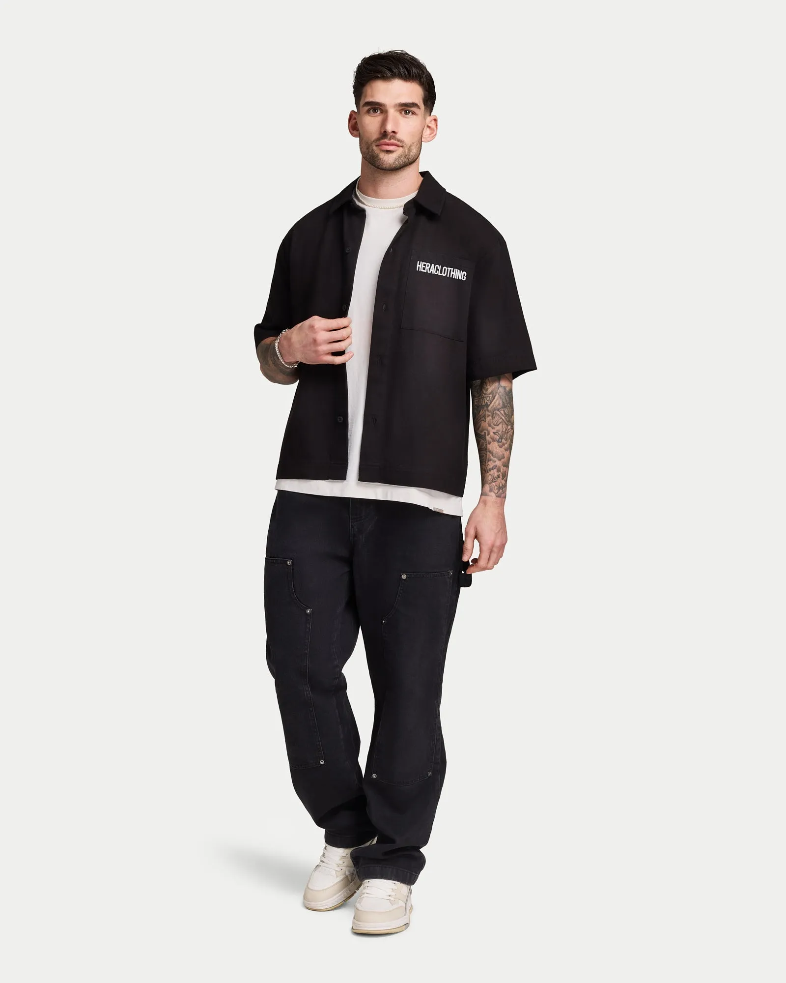 Mens Short Sleeve Cotton Shirt sold by HERA product image thumbnail 5