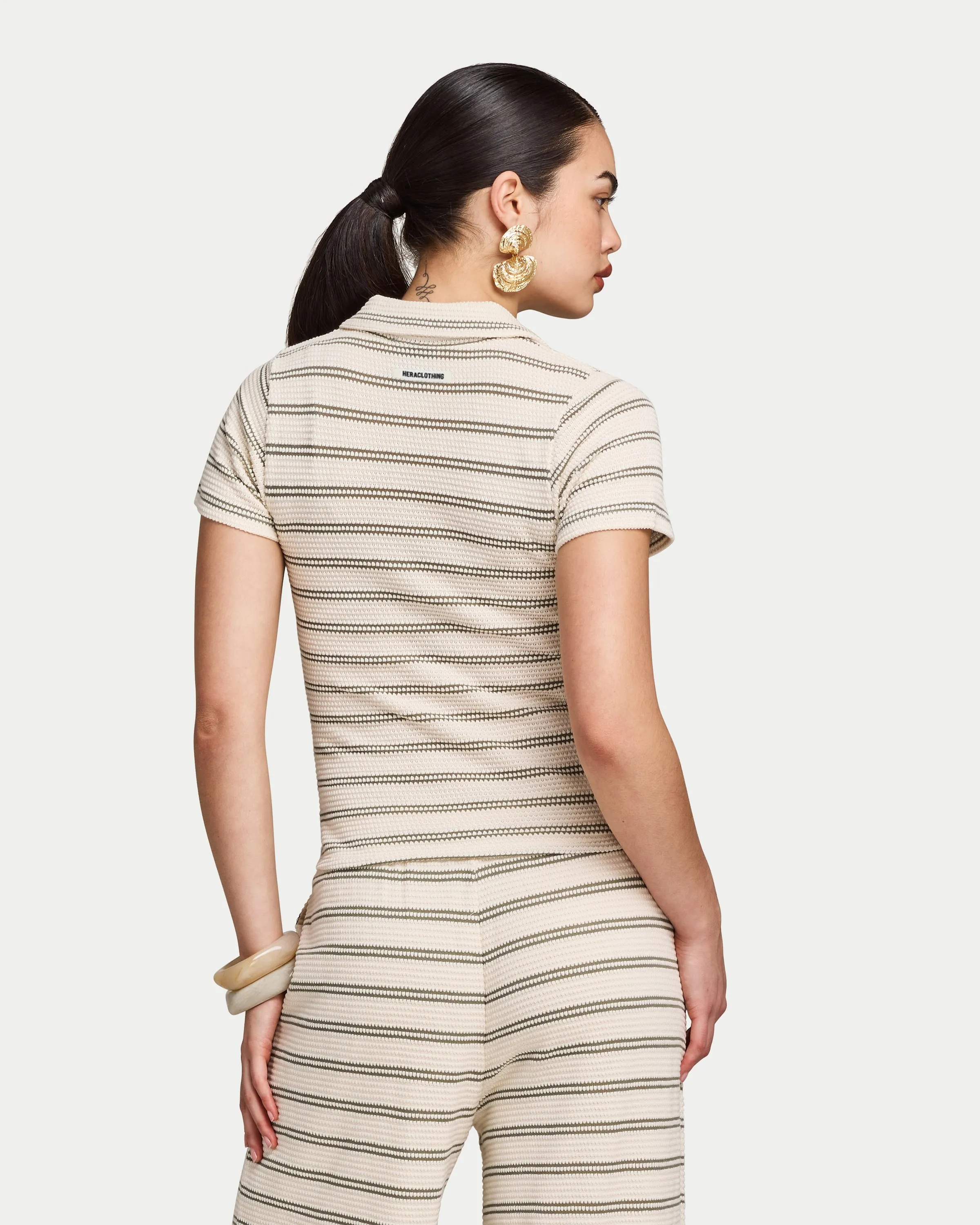 Womens Resort Striped Polo sold by HERA product image thumbnail 2