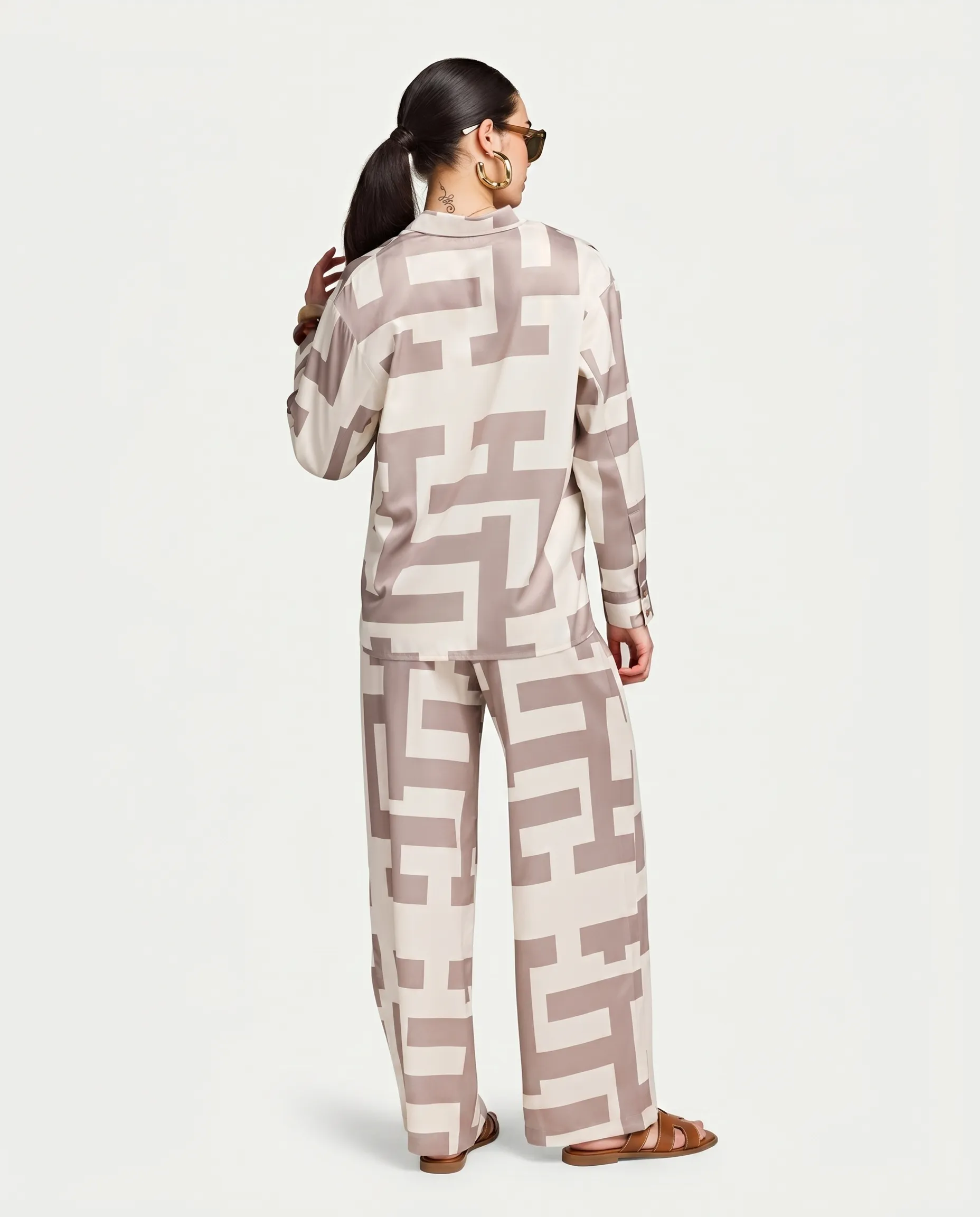 Womens Monogram Resort Shirt sold by HERA product image thumbnail 4