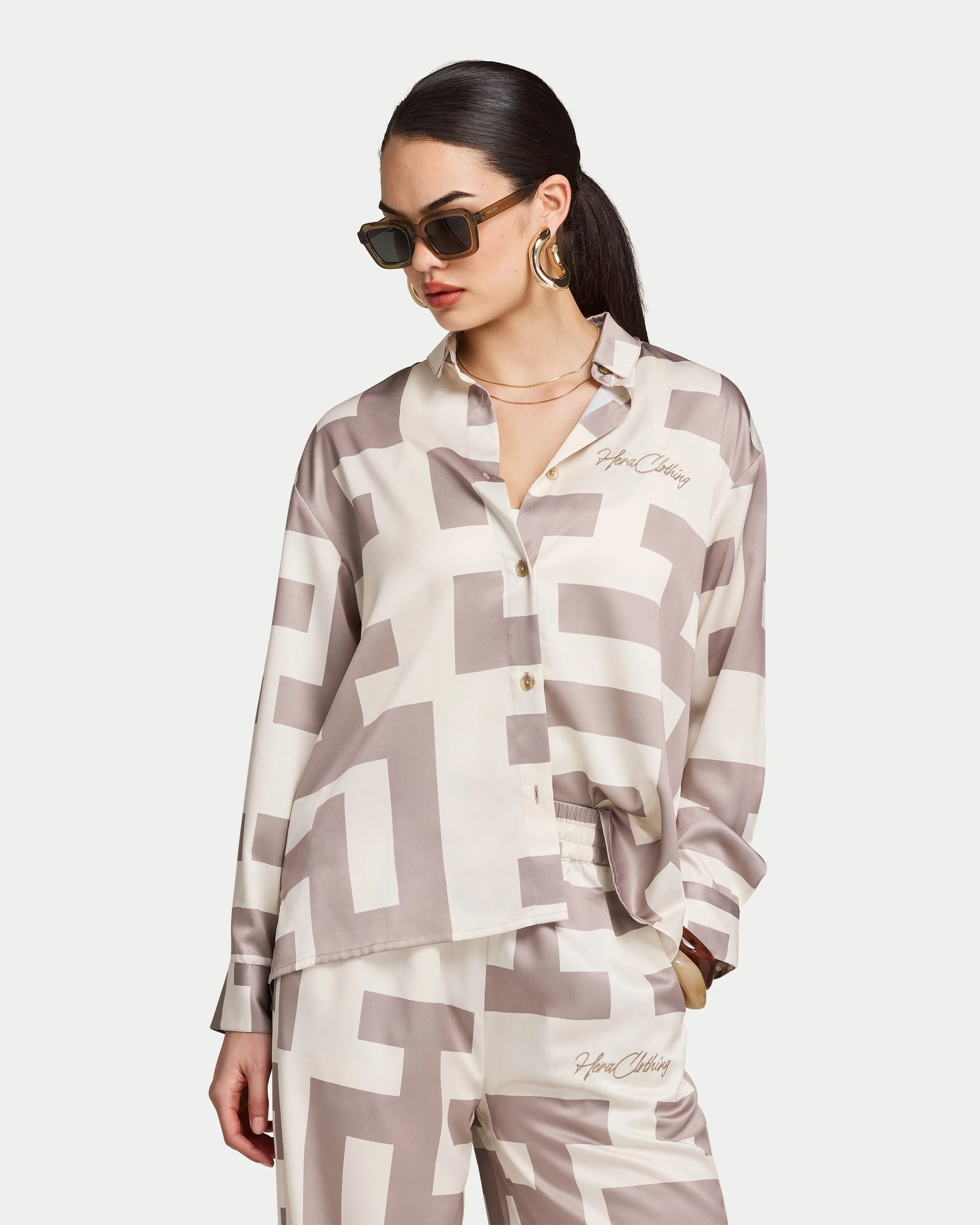 Womens Monogram Resort Shirt sold by HERA