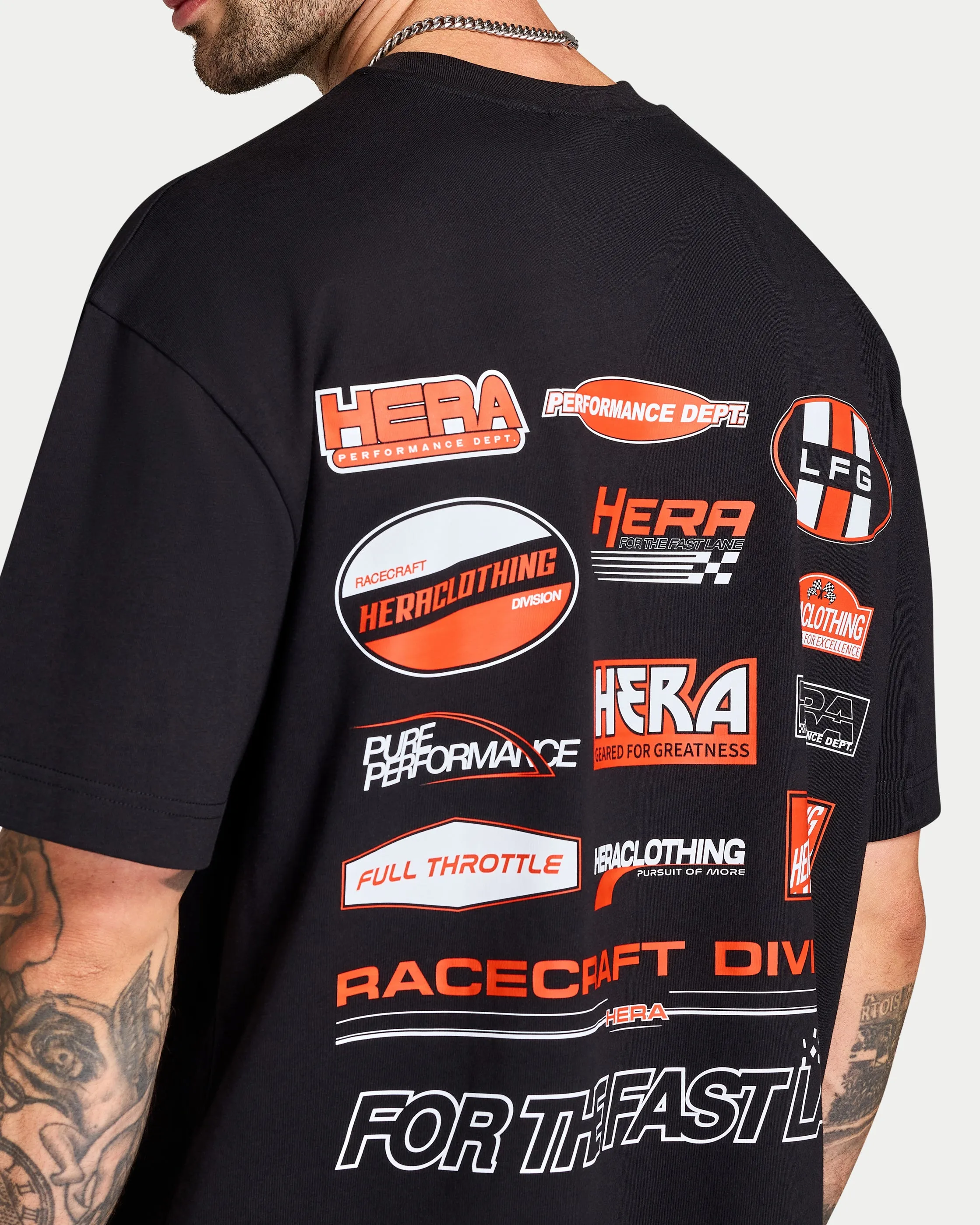 Mens Trackside T-shirt sold by HERA product image thumbnail 5