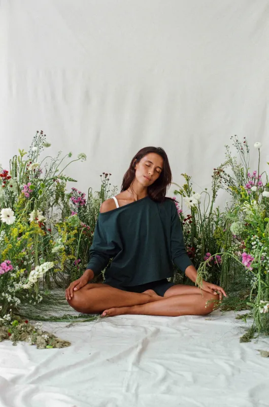 Eden Longsleeve Evergreen made by Indigoluna