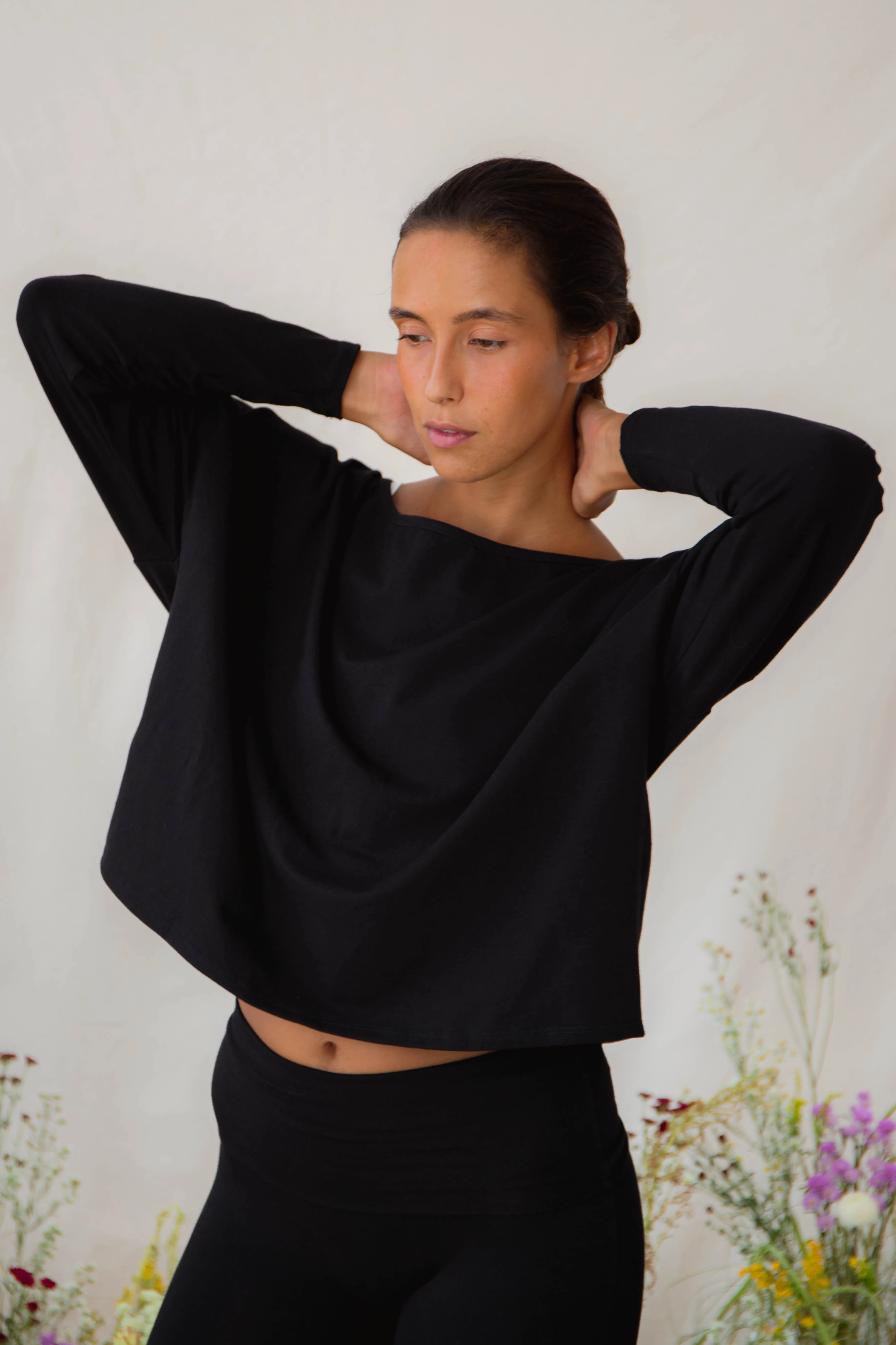 Eden Longsleeve Black sold by Indigoluna