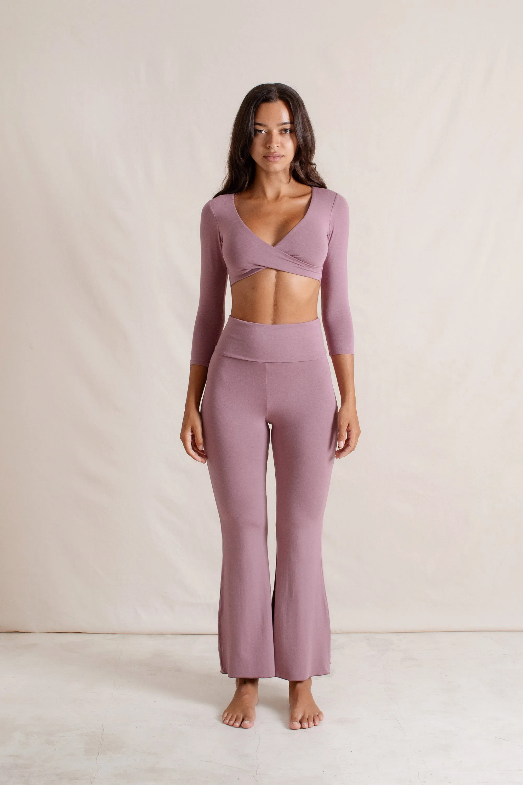 Agni Flares Mauve sold by Indigoluna